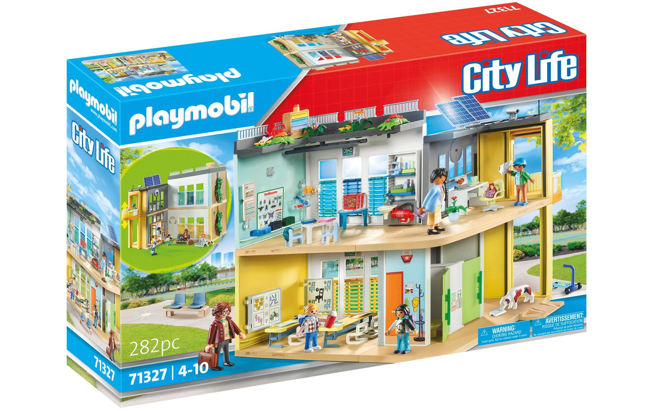 Image of Playmobil Spielbausteine "City Life Grosse Schule 71327"