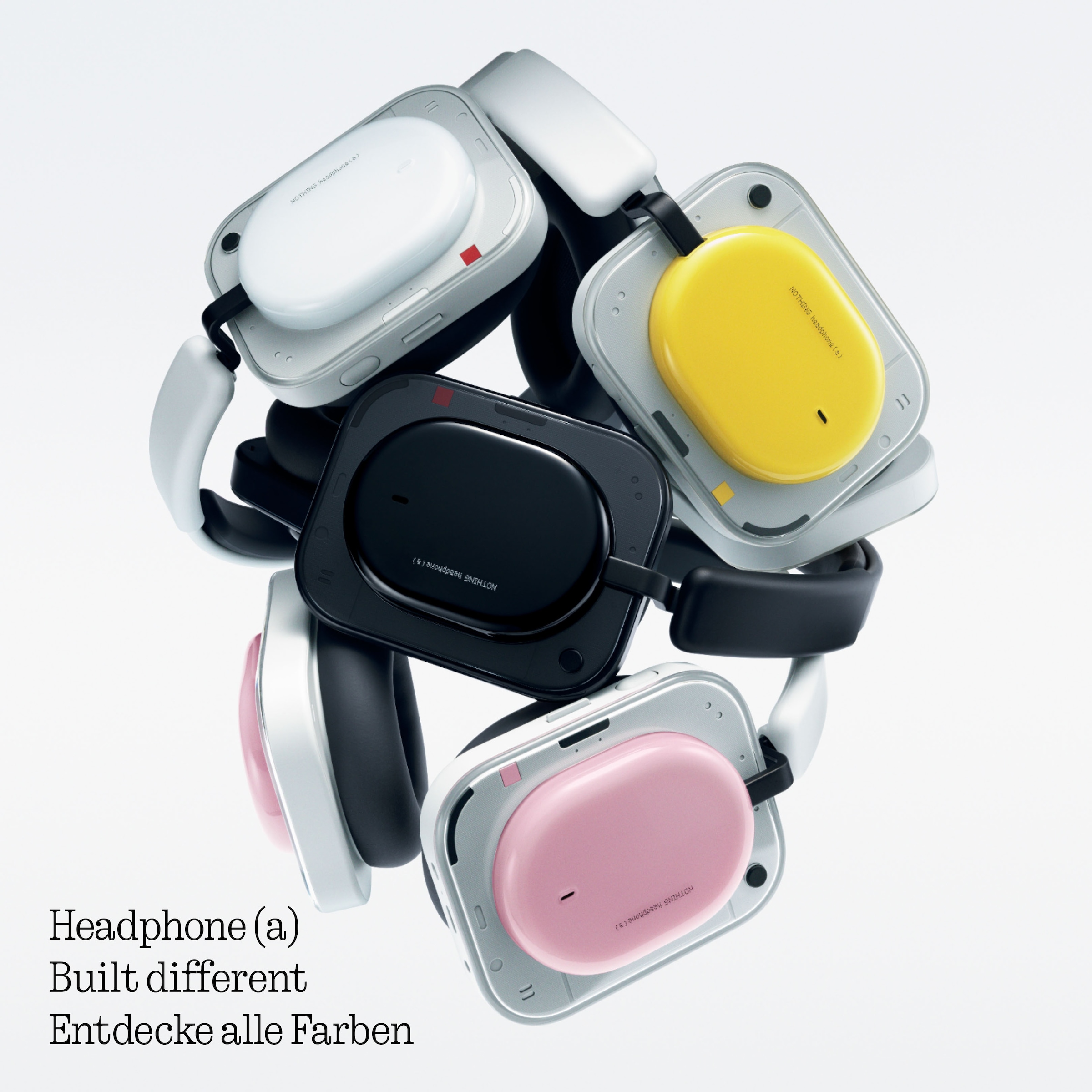 NOTHING Casque »Headphone (a)« Active Noise Cancelling (ANC) | Hi-Res | fonction mains libres | mode transparence