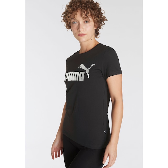 ♕ PUMA T-Shirt »ESS+ METALLIC LOGO TEE« versandkostenfrei kaufen