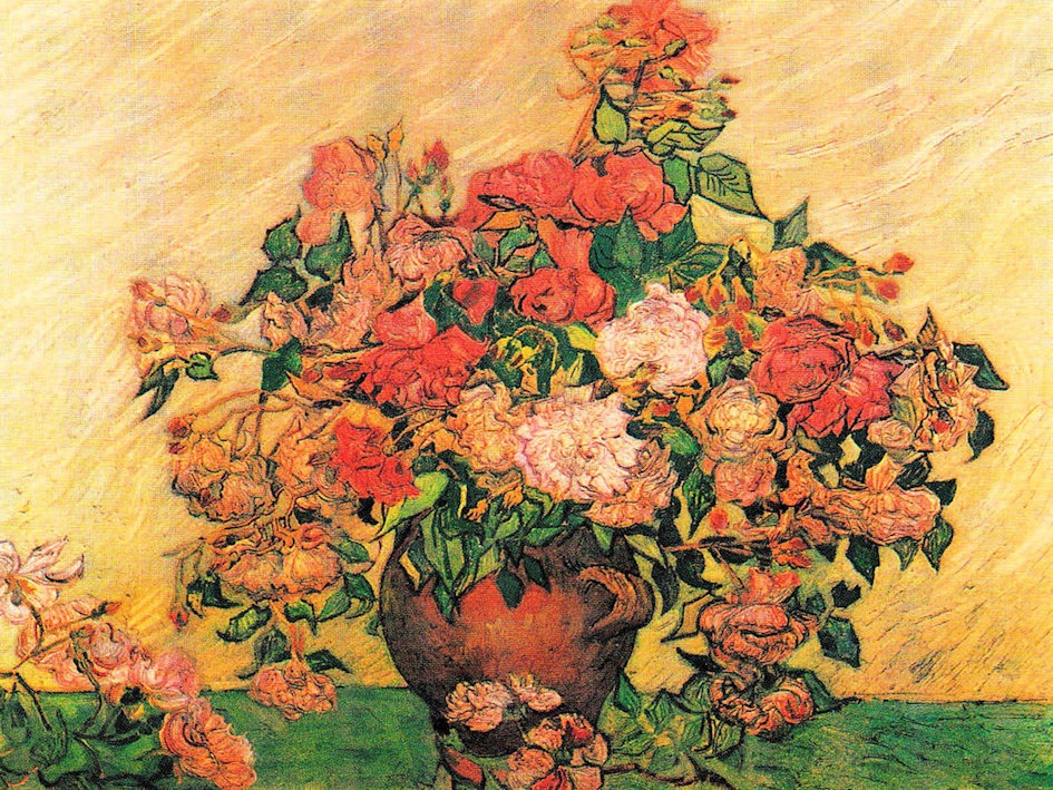 Image of DELAVITA Kunstdruck »VAN GOGH / Vase mit Rosen«, (1 St.) bei Ackermann Versand Schweiz