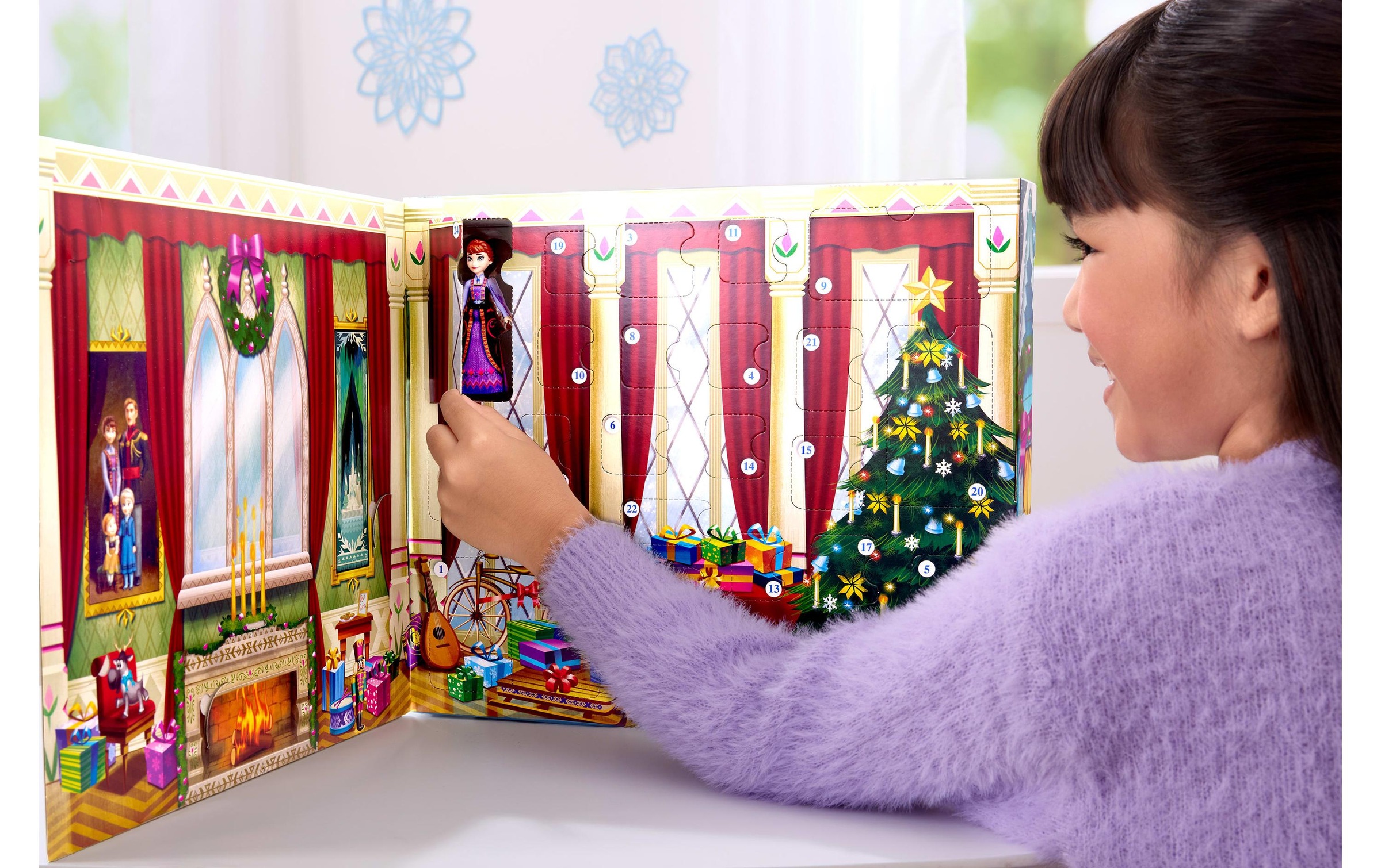 Disney Frozen Spielzeug-Adventskalender »Adventskalender Die Eiskönigin mit Spielzeug für 24 Tage«