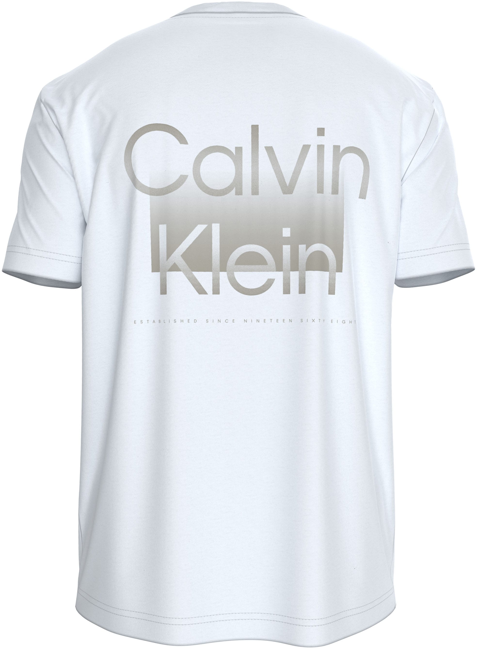 Calvin Klein Big&Tall T-Shirt »BT_ENLARGED BACK LOGO T-SHIRT«, in grossen Grössen mit Markenlabel