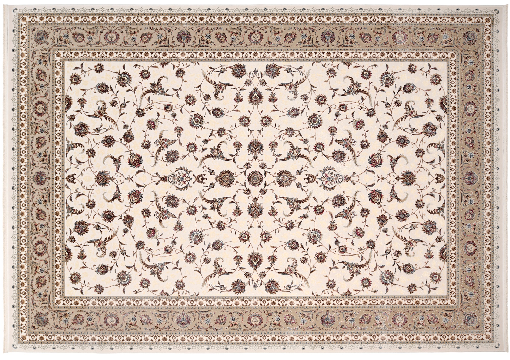 OCI DIE TEPPICHMARKE Teppich »MYSTIC HERITAGE«, rechteckig, 7 mm Höhe, florale Muster in 3D-Optik, maschinell gewebt, Viskose