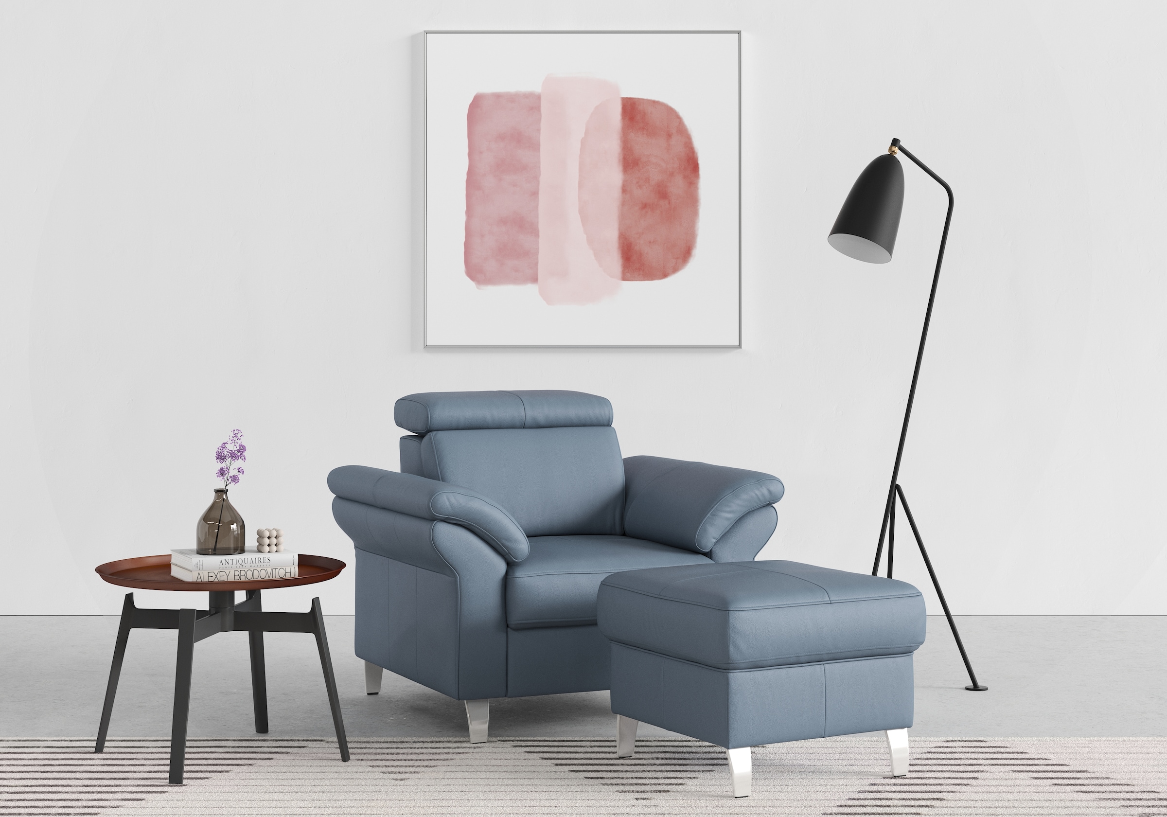 Image of sit&more Sessel "Arngast" inklusive Federkern und Kopfteilverstellung