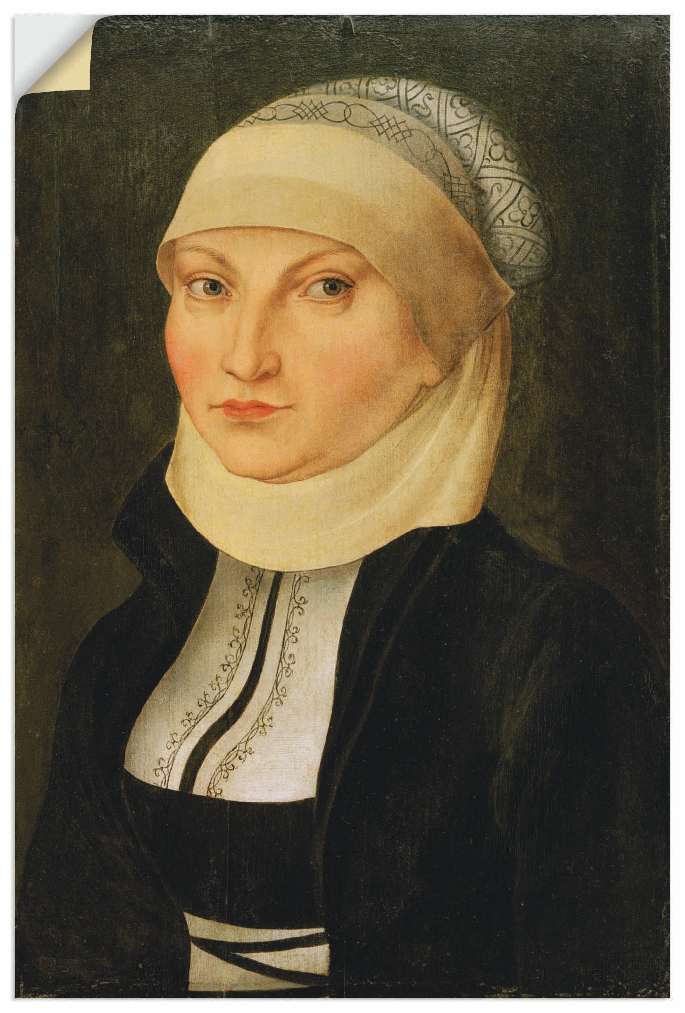 Image of Artland Wandbild »Katharina von Bora«, Portrait, (1 St.), in vielen Grössen & Produktarten - Alubild / Outdoorbild für den Aussenbereich, Leinwandbild, Poster, Wandaufkleber / Wandtattoo auch für Badezimmer geeignet bei Ackermann Versand Schweiz
