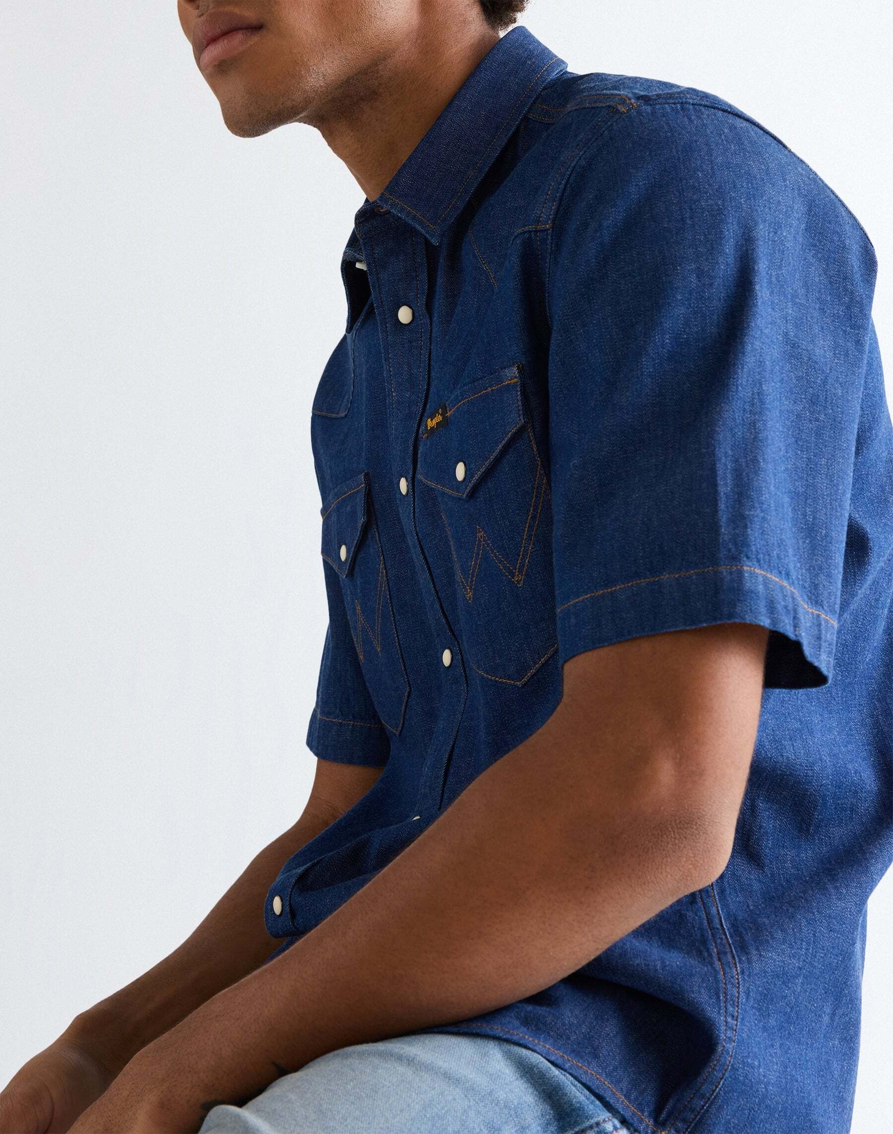 Wrangler Jeanshemd »WRANGLER Jeanshemd Shortsleeve Western«