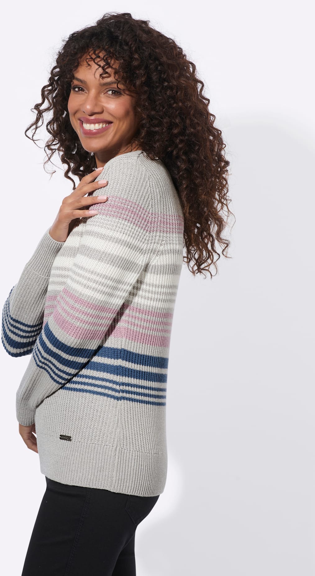 Casual Looks Rundhalspullover »Pullover«