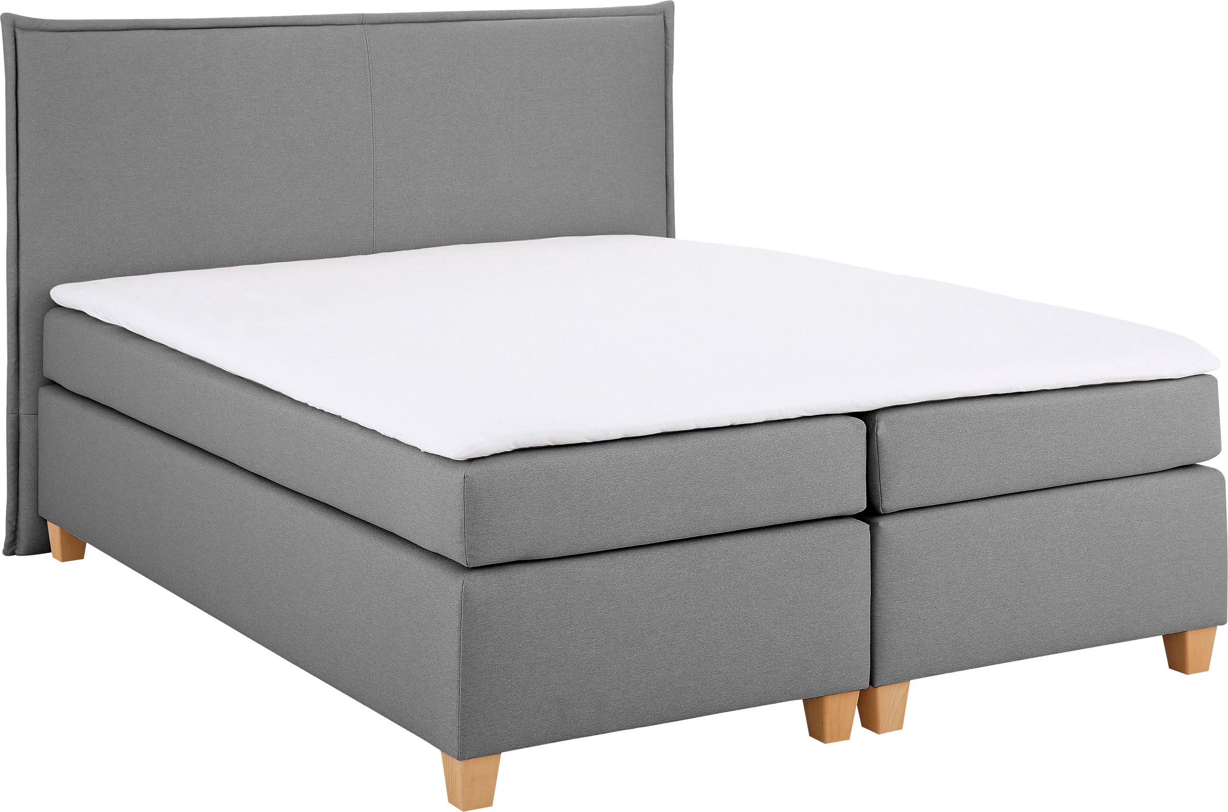 Home affaire Boxspringbett »Houssay«, inkl. Topper, 5 Breiten, 2 Härtegraden auch in Überlänge 220 cm