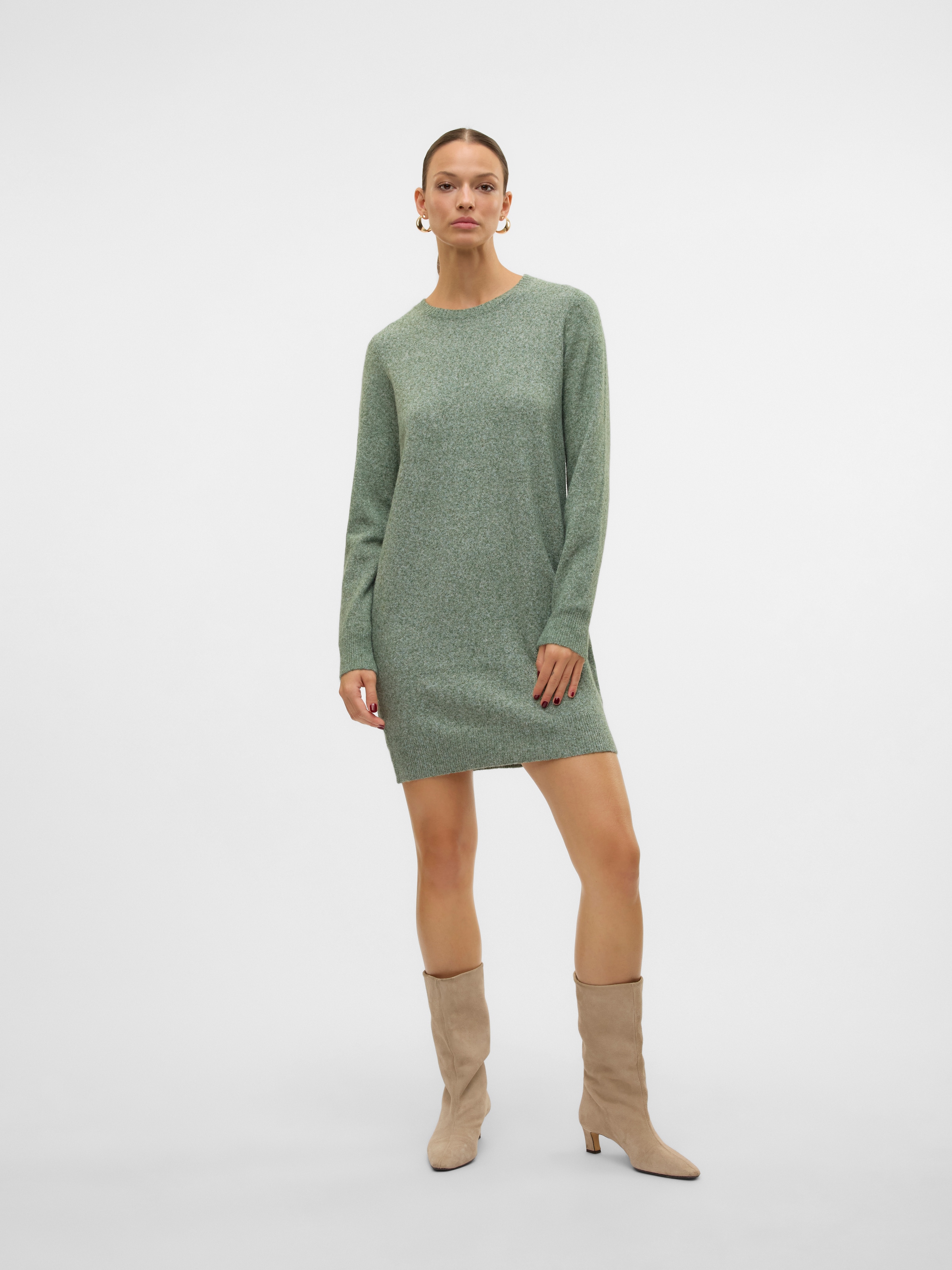 Vero Moda Strickkleid »VMDOFFY LS O-NECK DRESS GA NOOS«