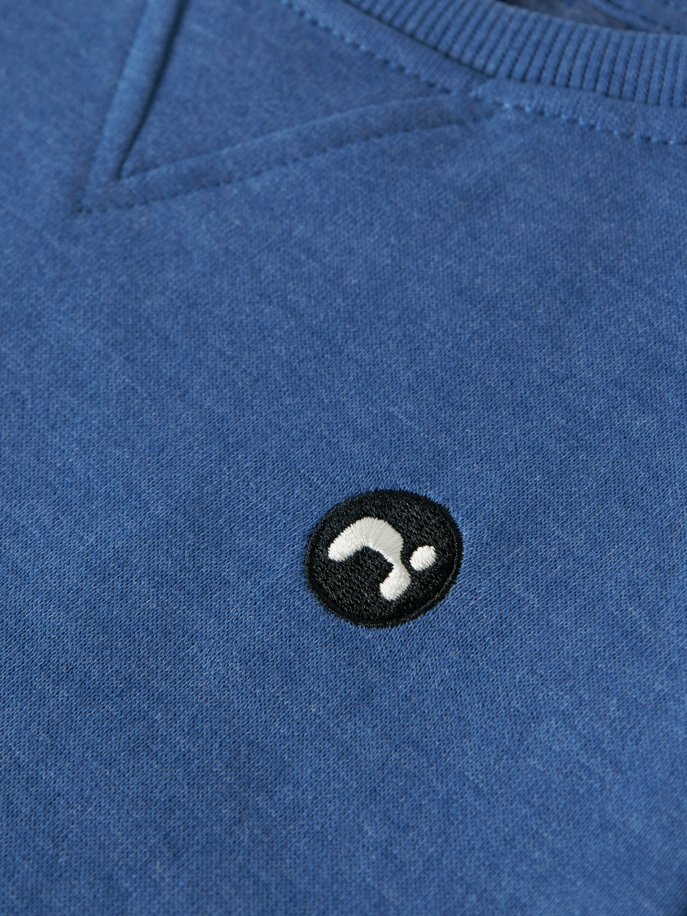 Name It Sweatshirt »NKMVIMO für Jungen mit Bündchen und klassischer Form«, unifarben, casual, regular fit, Baumwollmischung, Rundhals
