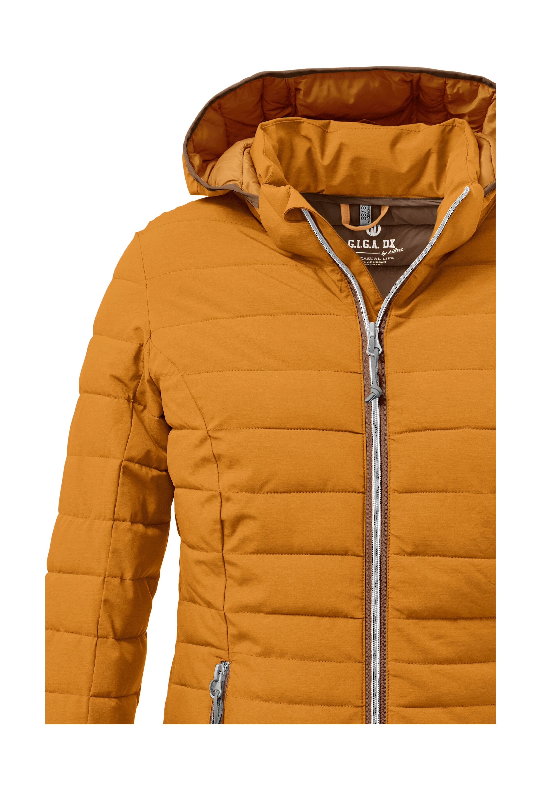G.I.G.A. DX by killtec Steppjacke »Uyaka«, Leichte, wasserabweisende Damenjacke mit abzippbarer Kapuze