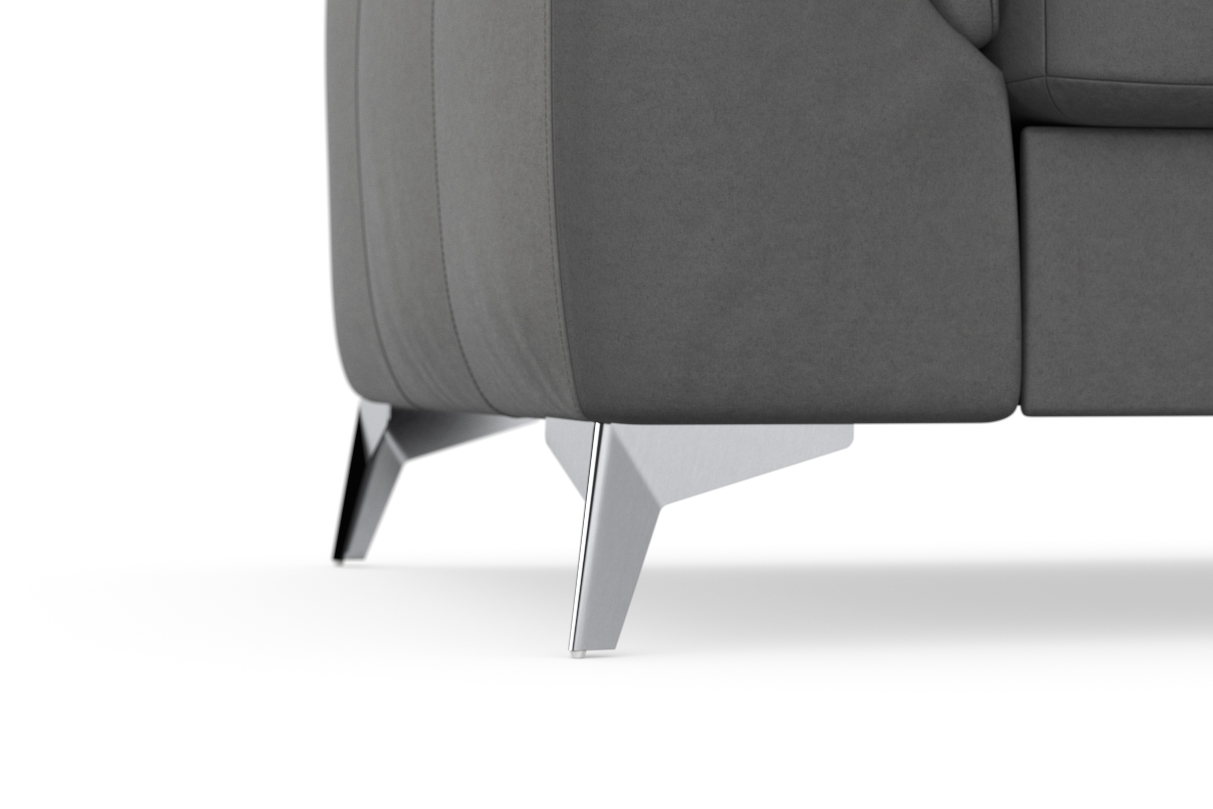 sit&more Ecksofa »Sinatra L-Form«, mit Ottomane, optional mit Kopfteilverstellung und Armteilfunktion