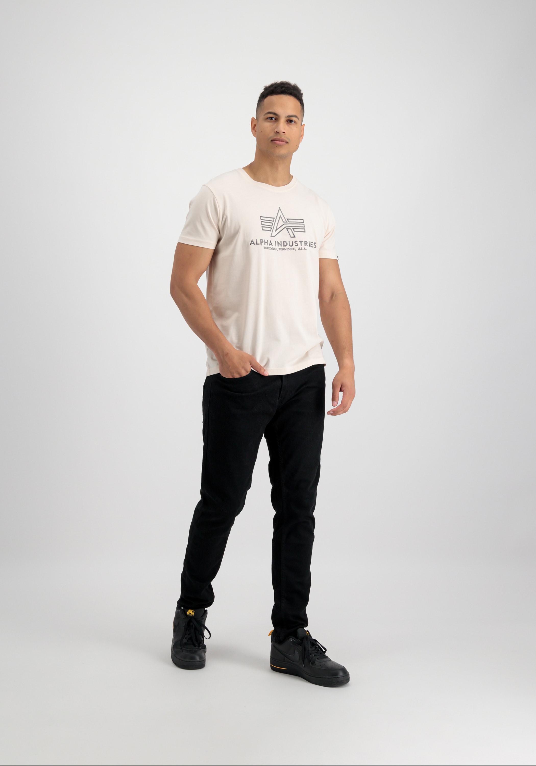Alpha Industries T-Shirt »Alpha Industries Men - T-Shirts Basic T-Shirt Embroidery«