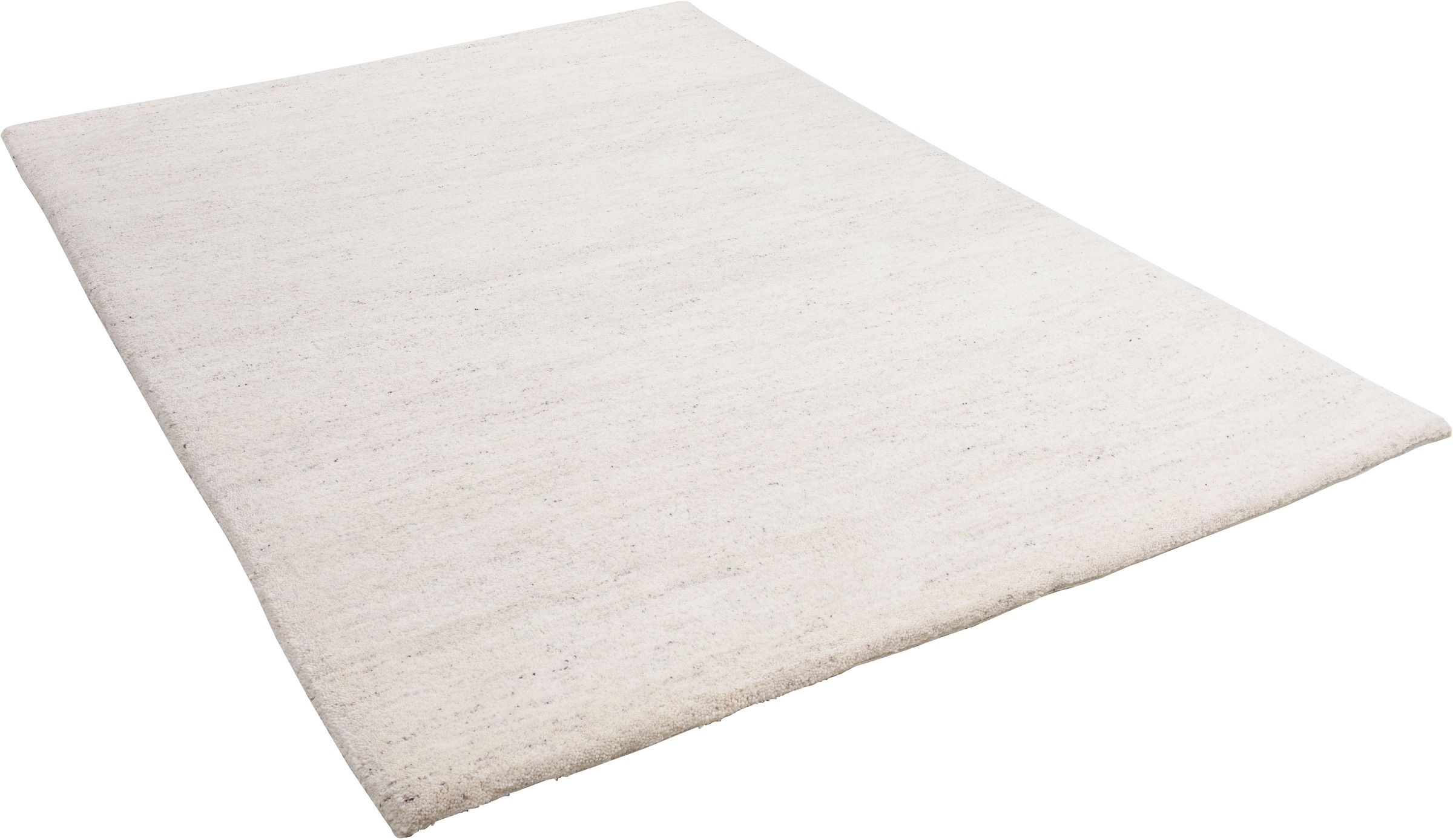 Image of THEKO Wollteppich »Maloronga Uni«, rechteckig, 24 mm Höhe, echter Berber Teppich, reine Wolle, handgeknüpft, ideal im Wohnzimmer & Schlafzimmer bei Ackermann Versand Schweiz