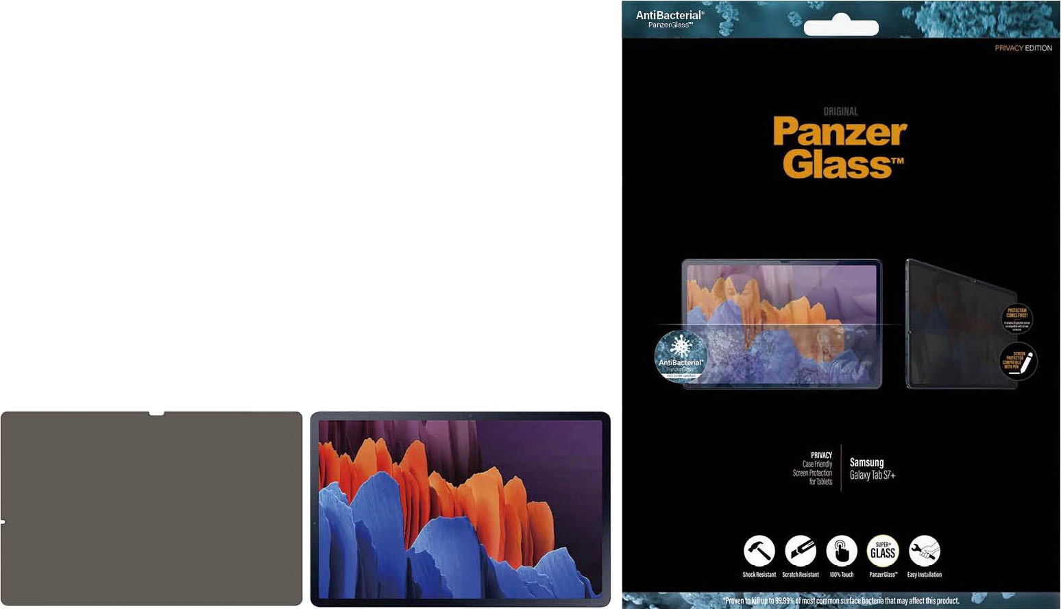 Image of PanzerGlass Displayschutzfolie »P7242«, für Galaxy Tab S7+ bei Ackermann Versand Schweiz