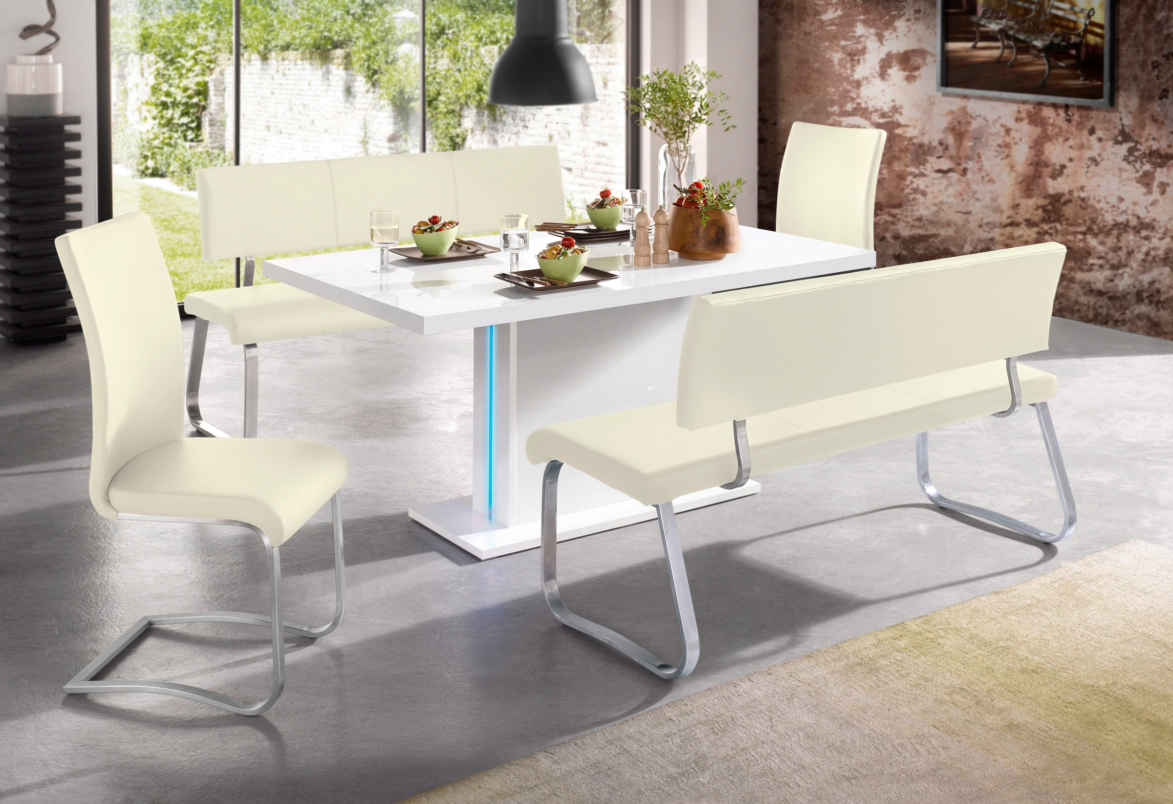 bis »Arco«, kg, kaufen MCA in 280 furniture bequem belastbar Polsterbank verschiedenen (1 St.), Kunstleder, Breiten