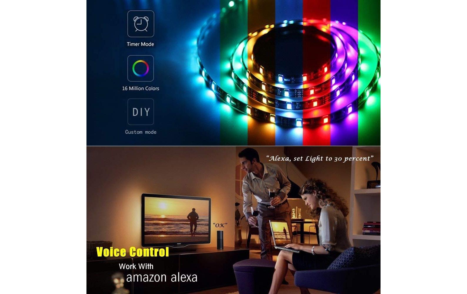 LED-Streifen »WOOX LED WiFi Smart Kit RGB«