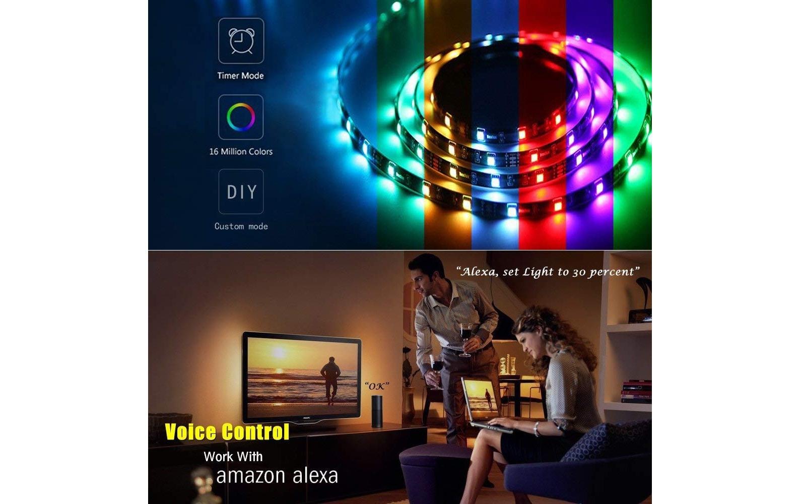 Led Streifen Set Rgb Strip Kit, Smart Rgb Led Strip Lichtleiste