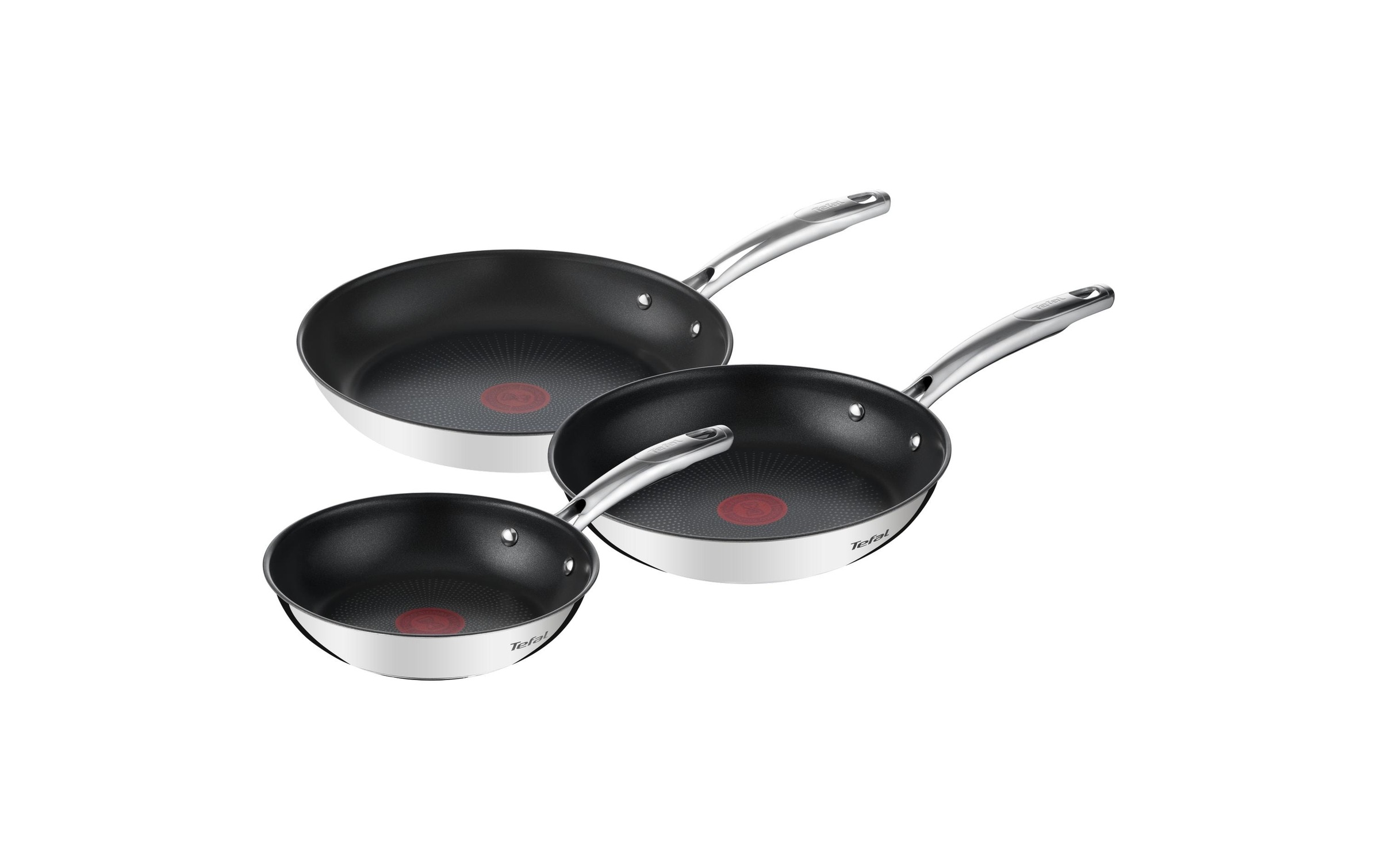 Image of Tefal Kochtopf "3-teilig 20 cm/24 cm/28 cm" Edelstahl