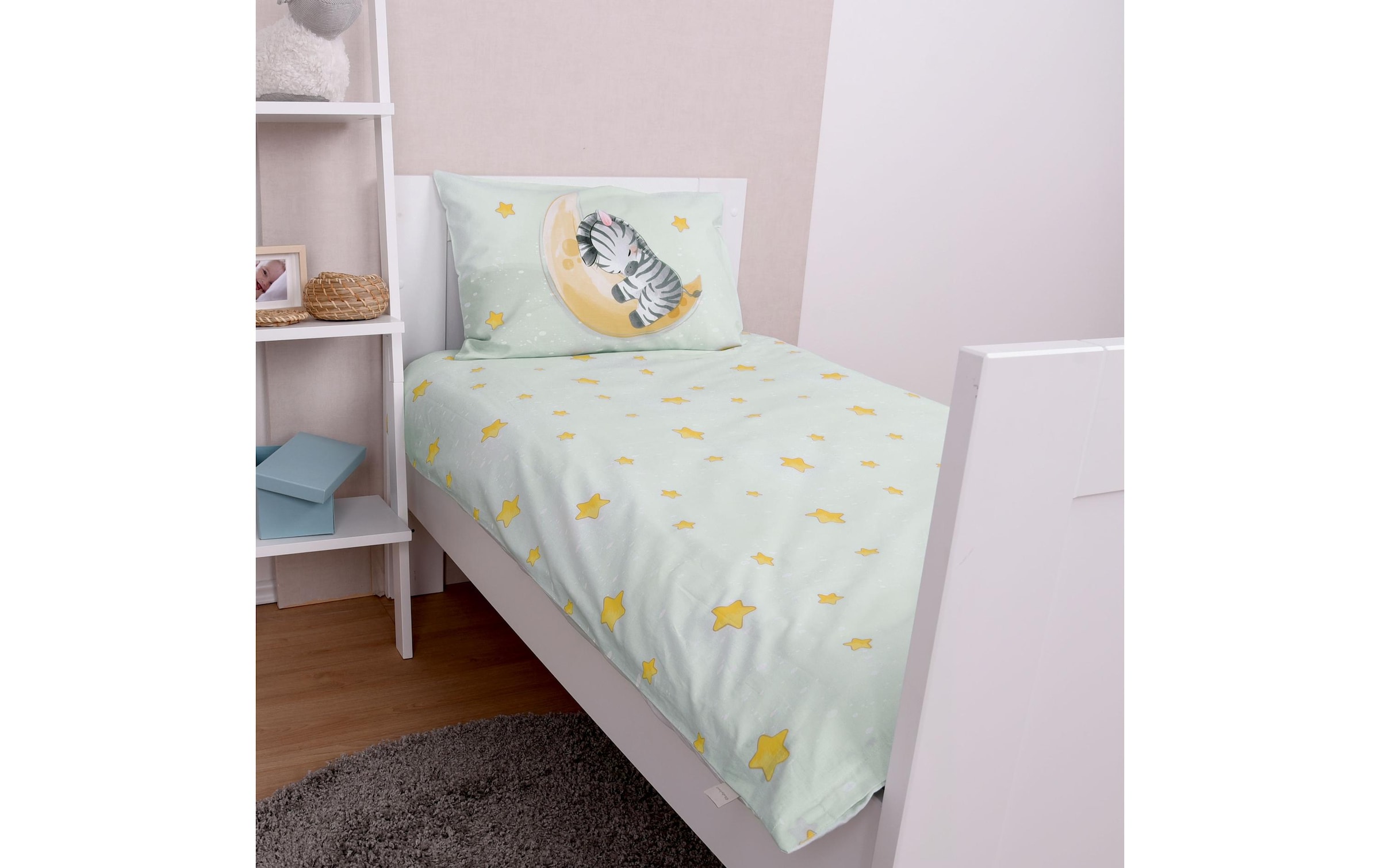 Herding Kinderbettwäsche »babybest Zebra« 2 mit liebevollem Motiv