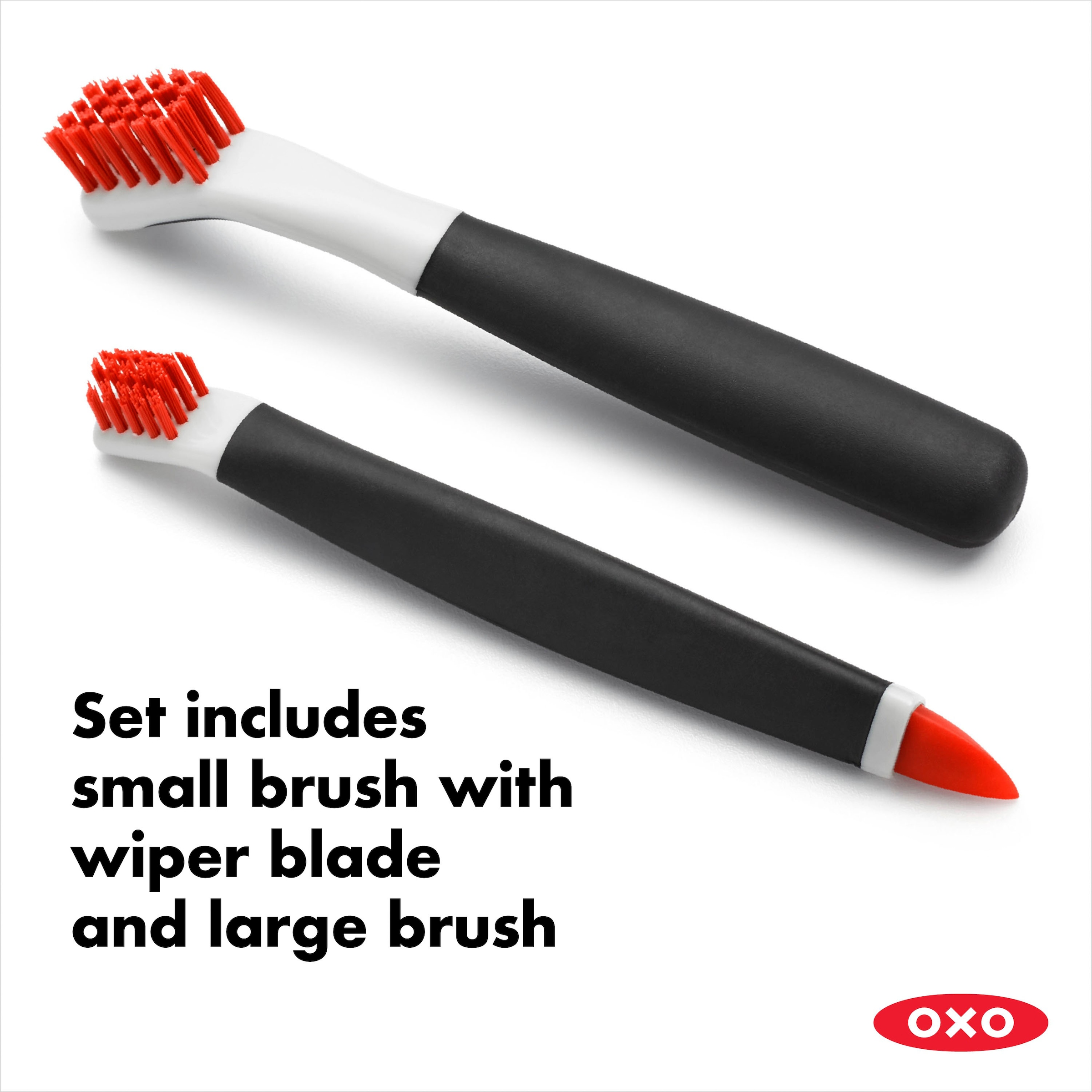 OXO Good Grips Reinigungsbürsten-Set »OXO Good Grips Bürsten-Putzset zur Tiefenreinigung – orange«, zur Tiefenreinigung
