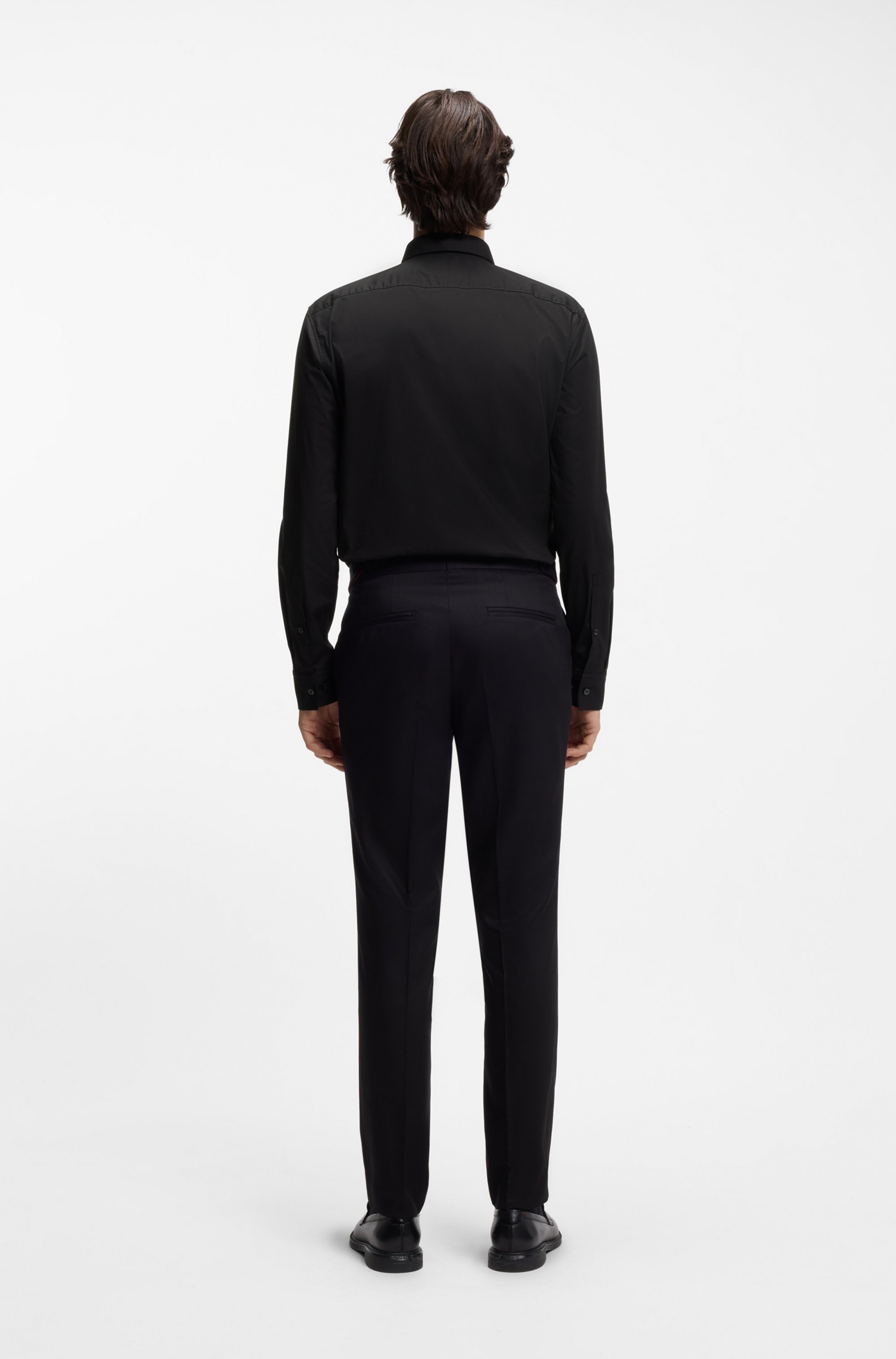 HUGO Chemise d'affaires »Ermo« col Kent, slim fit, coton stretch
