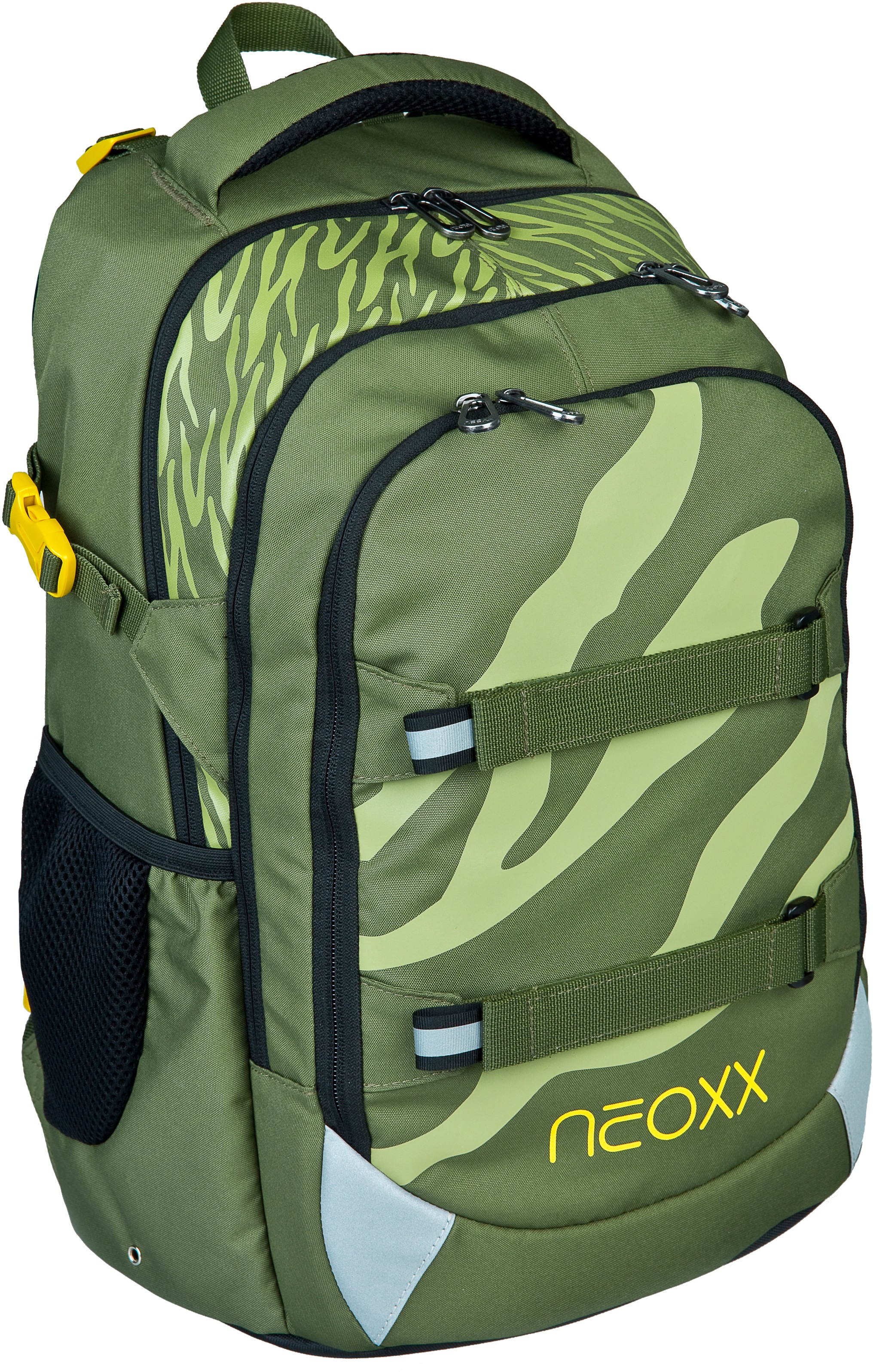 Image of neoxx Schulrucksack »Active, Ready for Green«, reflektierende Details, aus recycelten PET Flaschen bei Ackermann Versand Schweiz