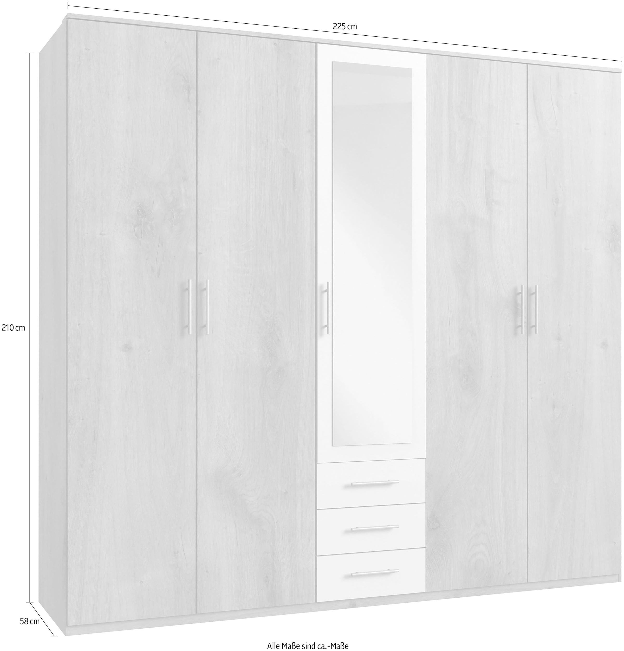 Wimex Armoires à vêtements »Ben« mit jeweils drei Schubkästen