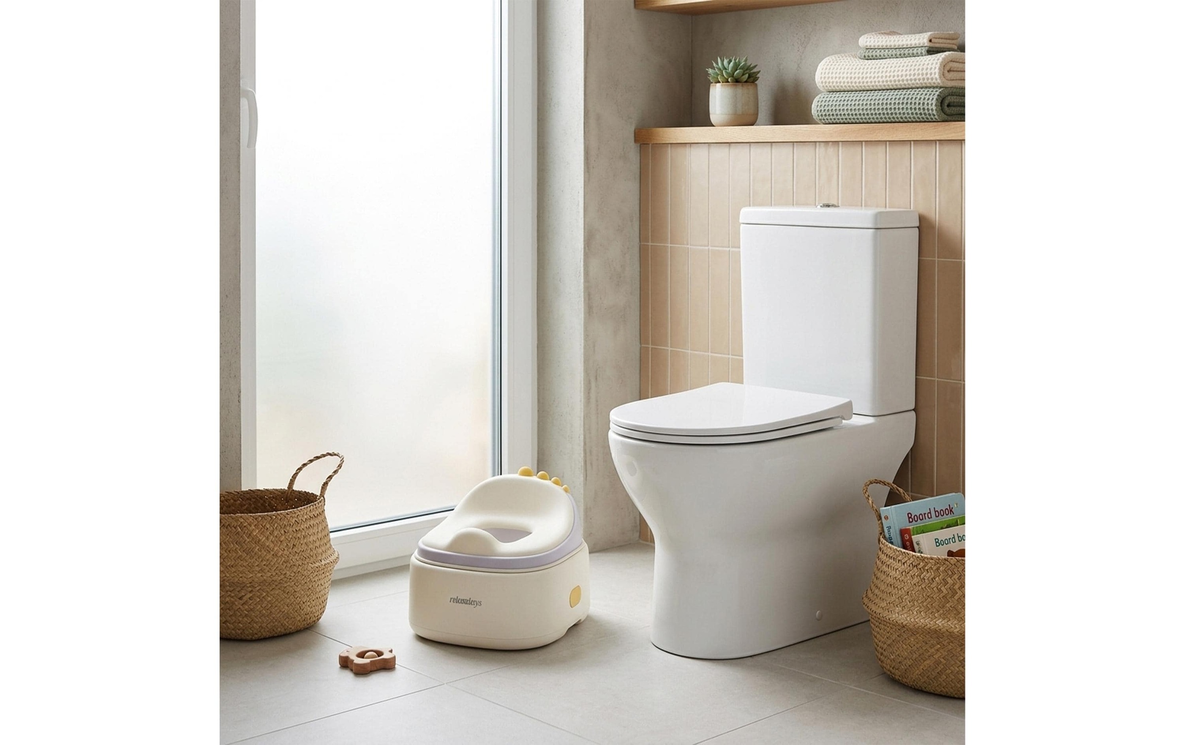 relaxdays Kinder-WC "Abhaltetöpfchen"