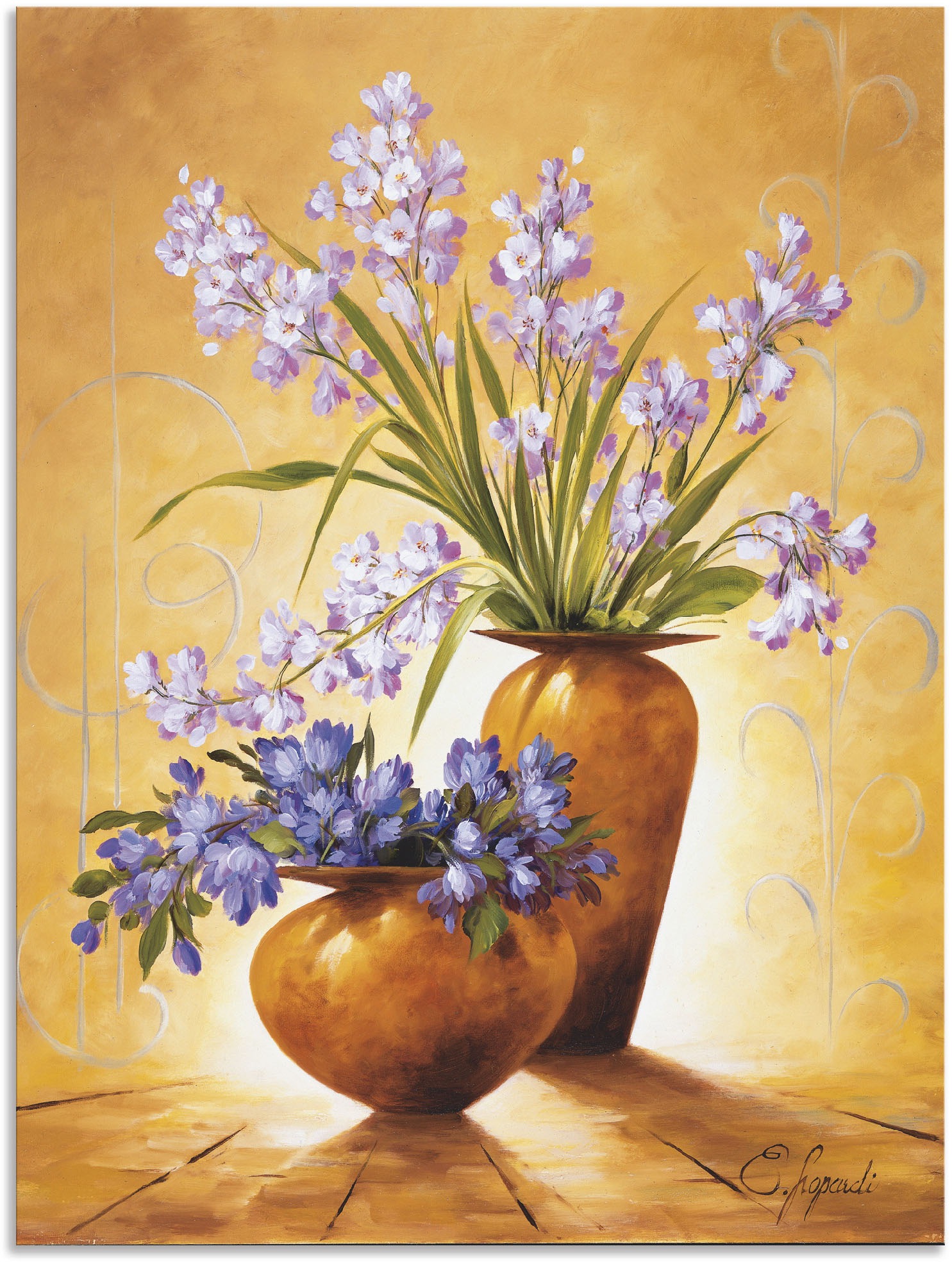 Image of Artland Wandbild »Italienische Blumen IV«, Vasen & Töpfe, (1 St.), in vielen Grössen & Produktarten - Alubild / Outdoorbild für den Aussenbereich, Leinwandbild, Poster, Wandaufkleber / Wandtattoo auch für Badezimmer geeignet bei Ackermann Versand Schweiz