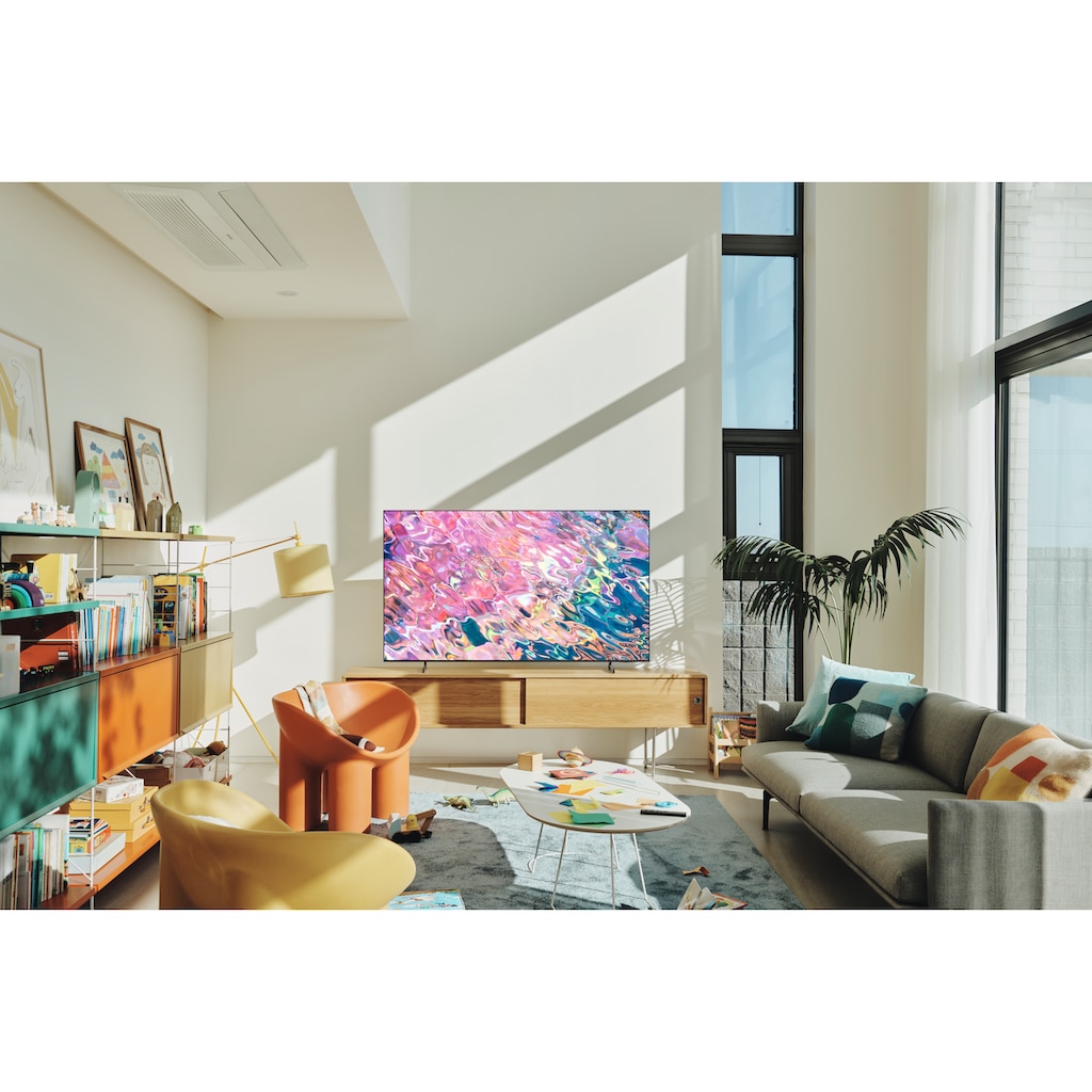 Samsung QLED-Fernseher »55" QLED 4K Q60B (2022)«, 138 cm/55 Zoll, Smart-TV, Quantum Prozessor Lite 4K,Quantum HDR,Supreme UHD Dimming