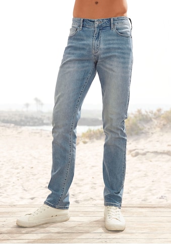 Buffalo 5-Pocket-Jeans »Straight-fit Jeans«, aus elastischer Denim-Qualität kaufen