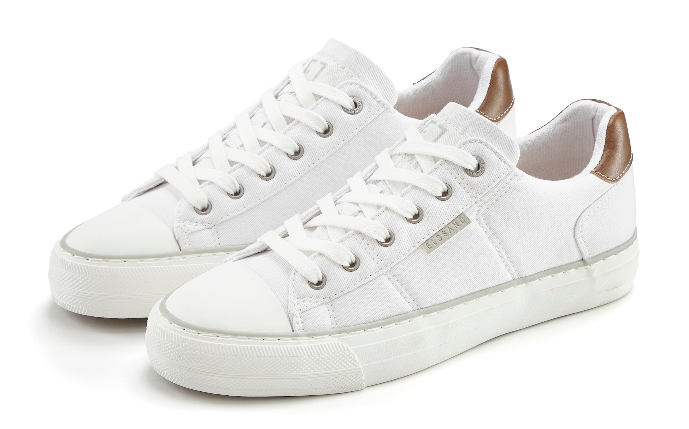 Image of Elbsand Sneaker "Schnürschuh, Freizeitschuh, Stoffschuh, Halbschuh, Turnschuh" Schnürhalbschuh aus weichem Textilmaterial Unisex VEGAN