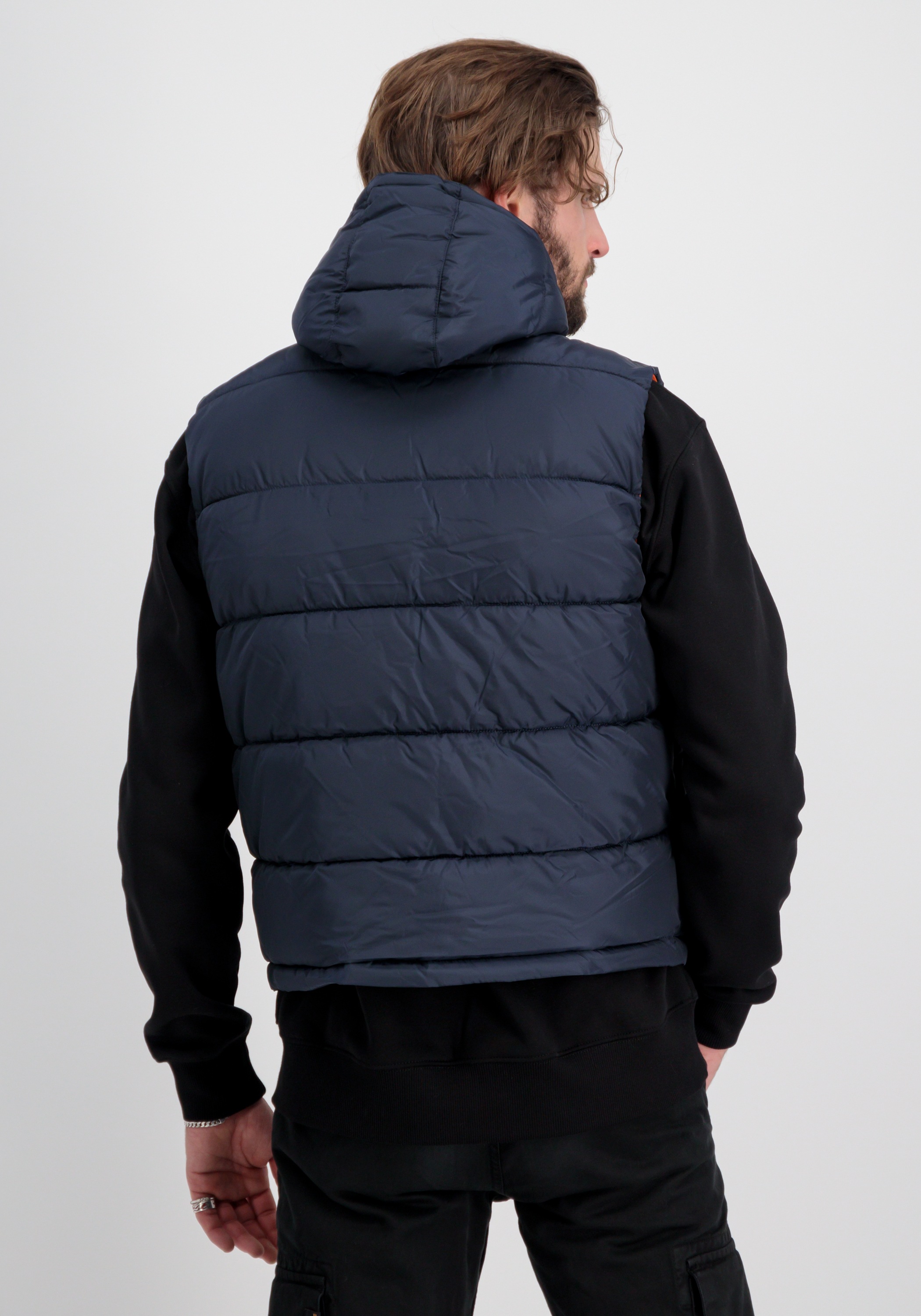 Alpha Industries Blouson »Alpha Industries Men - Vests Hooded Puffer Vest FD«