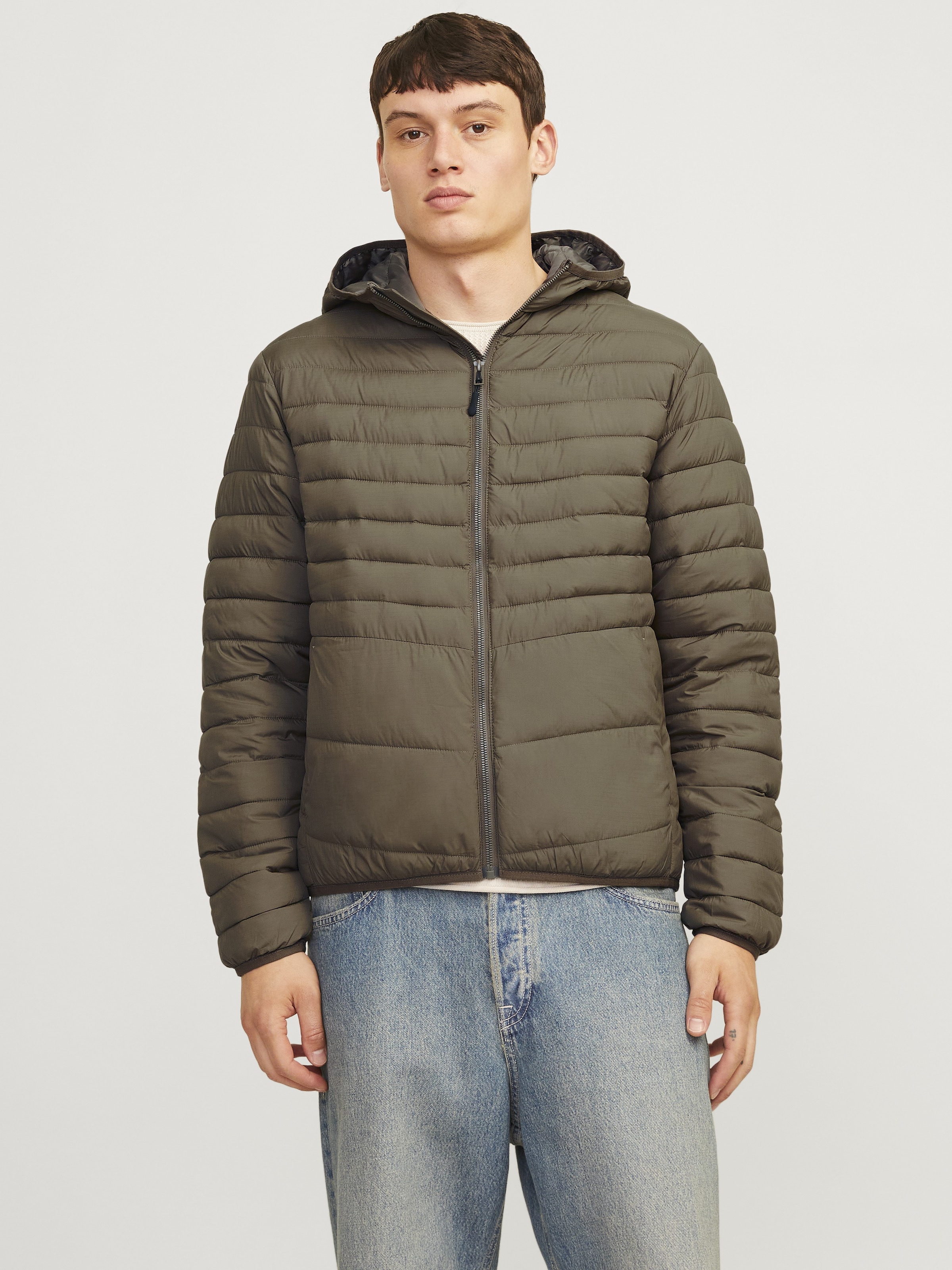 Image of Jack & Jones Steppjacke "JJESTATE PACKABLE PUFFER HOOD NOOS" mit Kapuze mit Kapuze