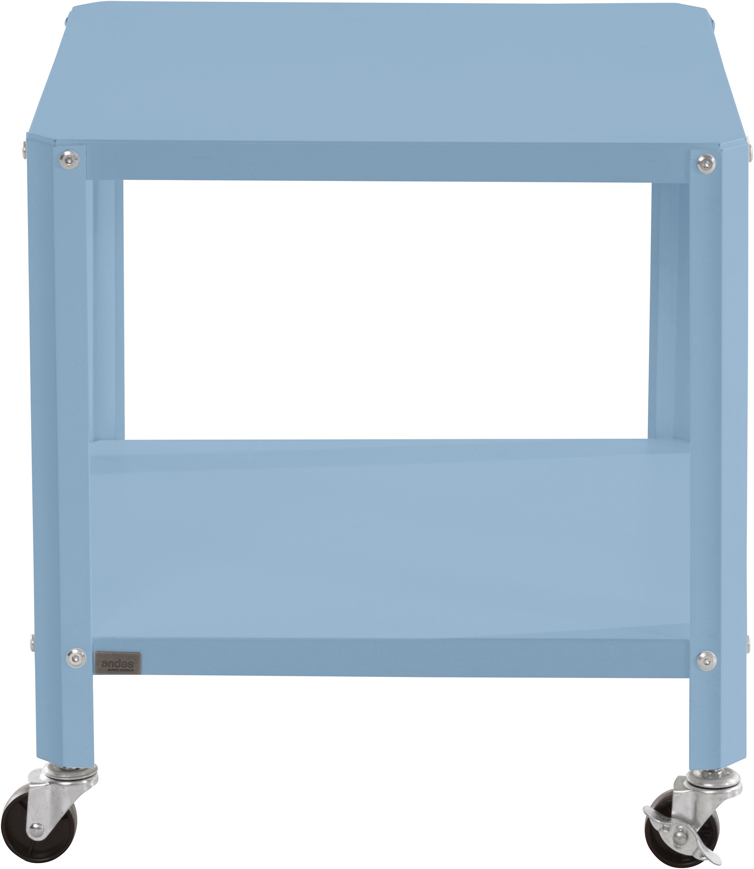 Image of andas Beistelltisch »Sverker«, (1 St.), Beistelltisch aus Metall mit feststellbare Rollen, in verschiedenen Farbvarianten erhältlich, Höhe 48 cm bei Ackermann Versand Schweiz