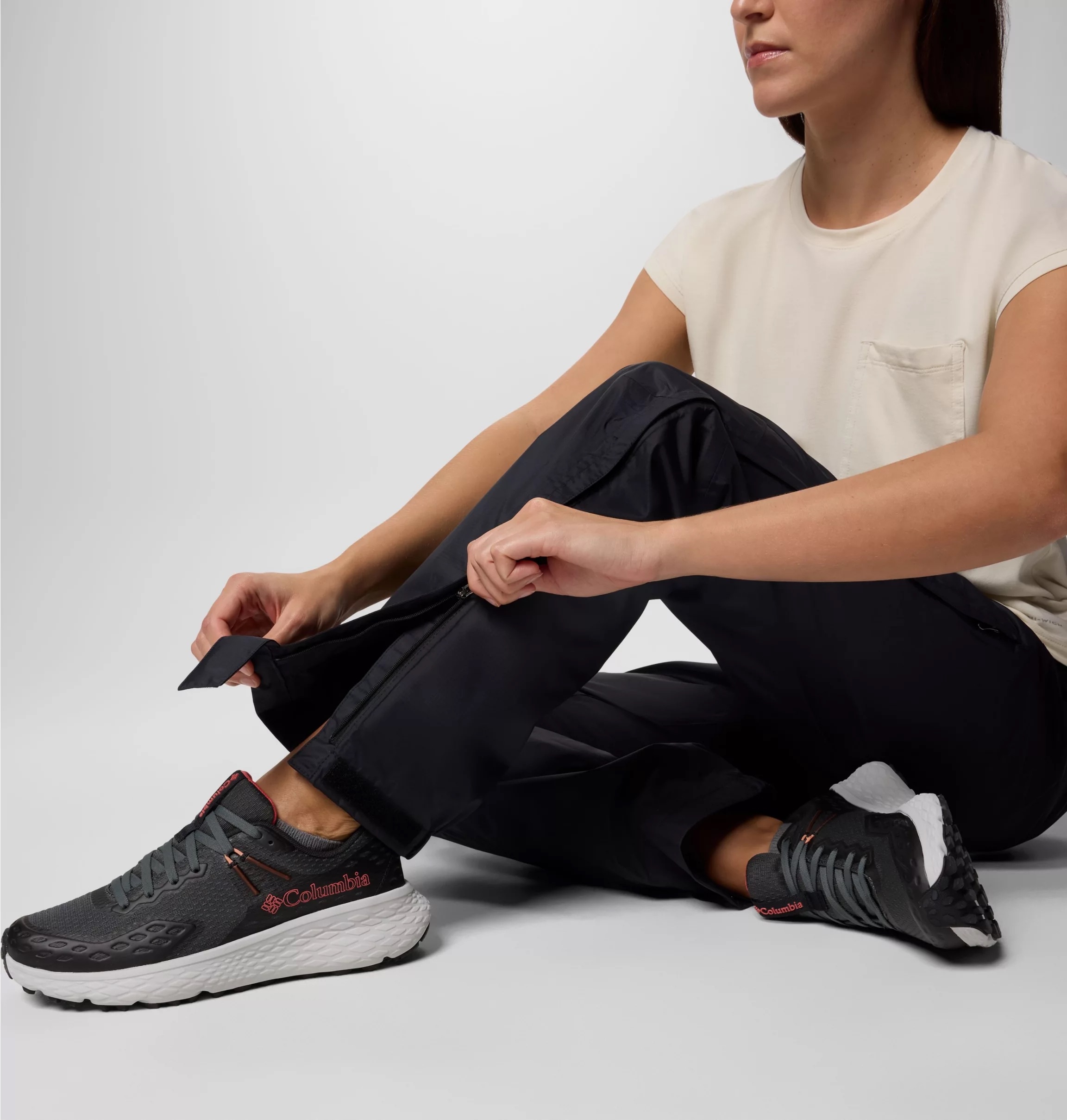 Columbia Pantalon de pluie  en nylon, tailles XS à XL