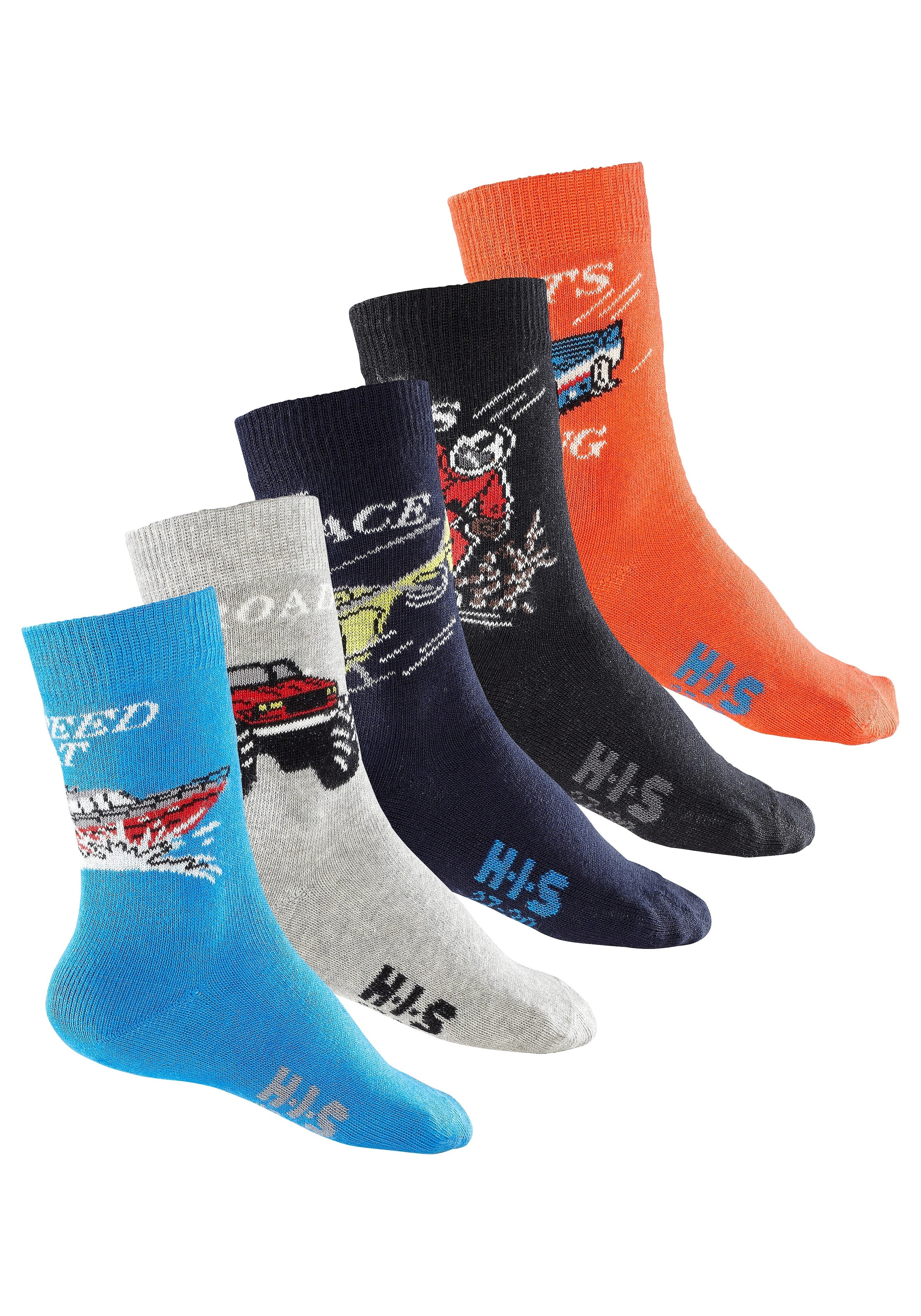 Socken, mit Automotiven HIS Paar), (5