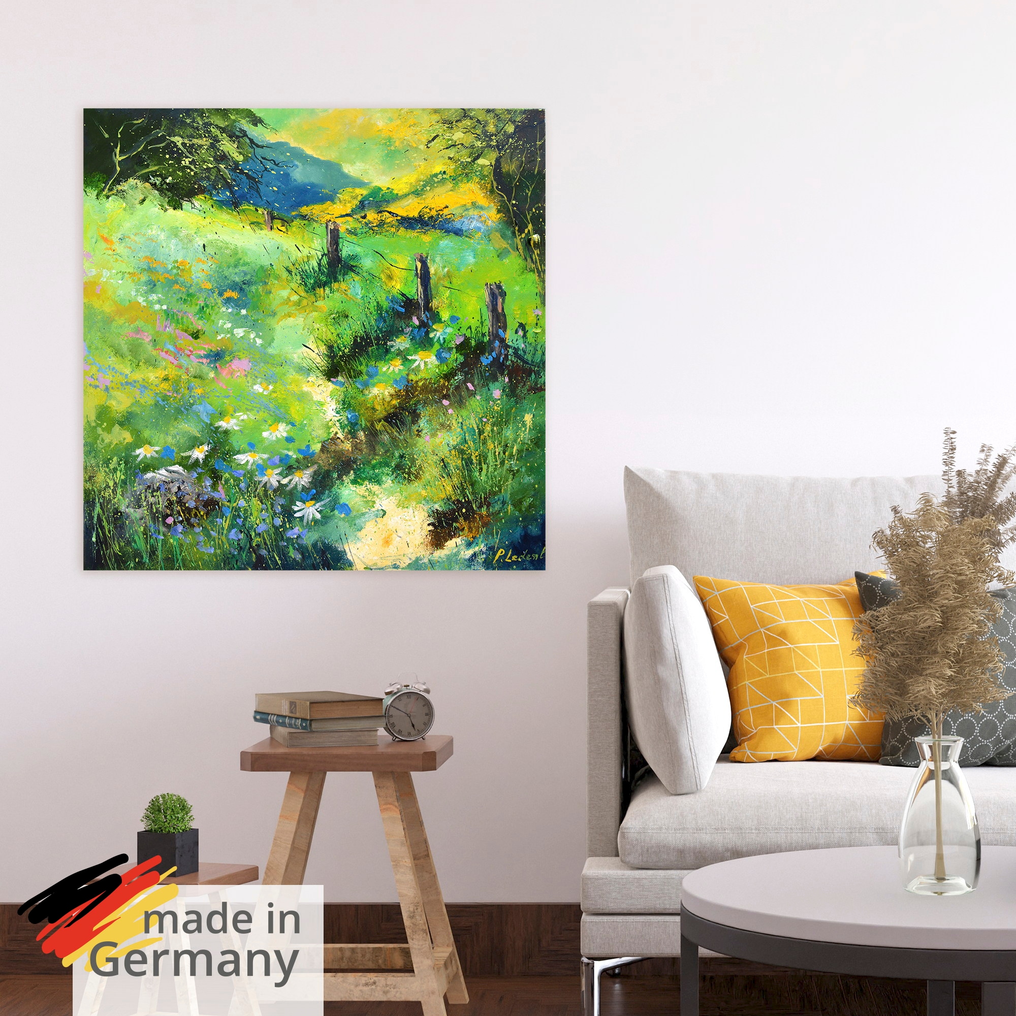 Artland Wandbild »Green field« Wiesen & Baumbilder 1 Stk. tlg. als Alubild, Leinwandbild, Poster, Wandaufkleber in verschied. Grössen