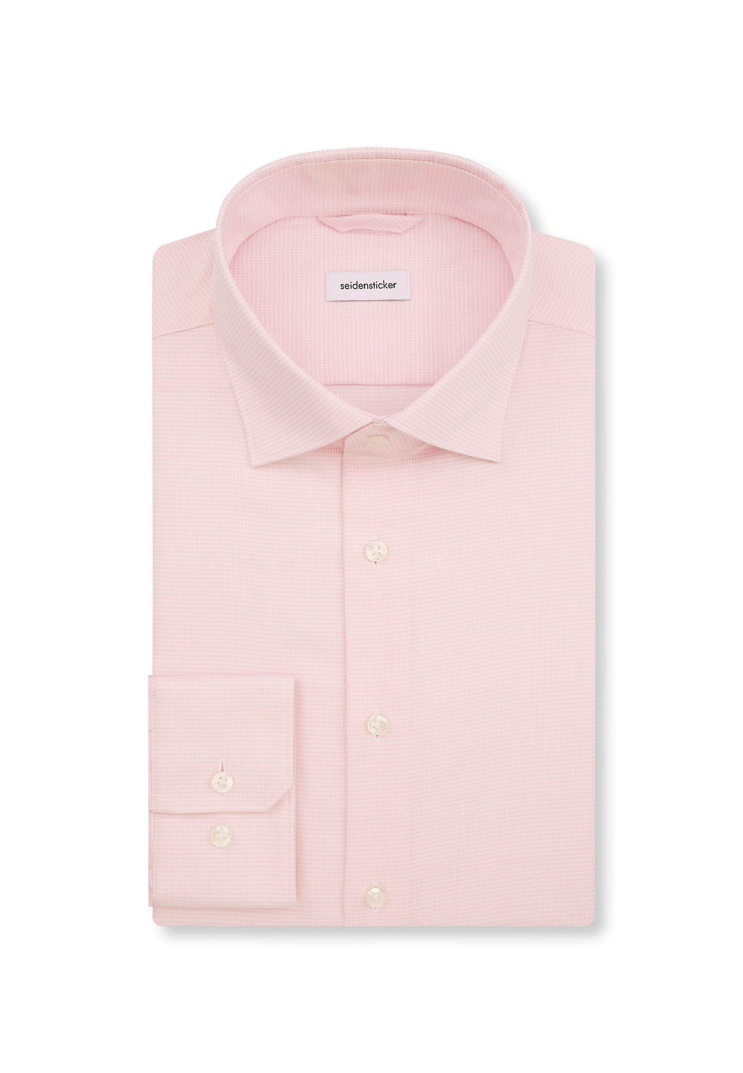 seidensticker Businesshemd »Schwarze Rose« Slim 1/1 Kentkragen Struktur