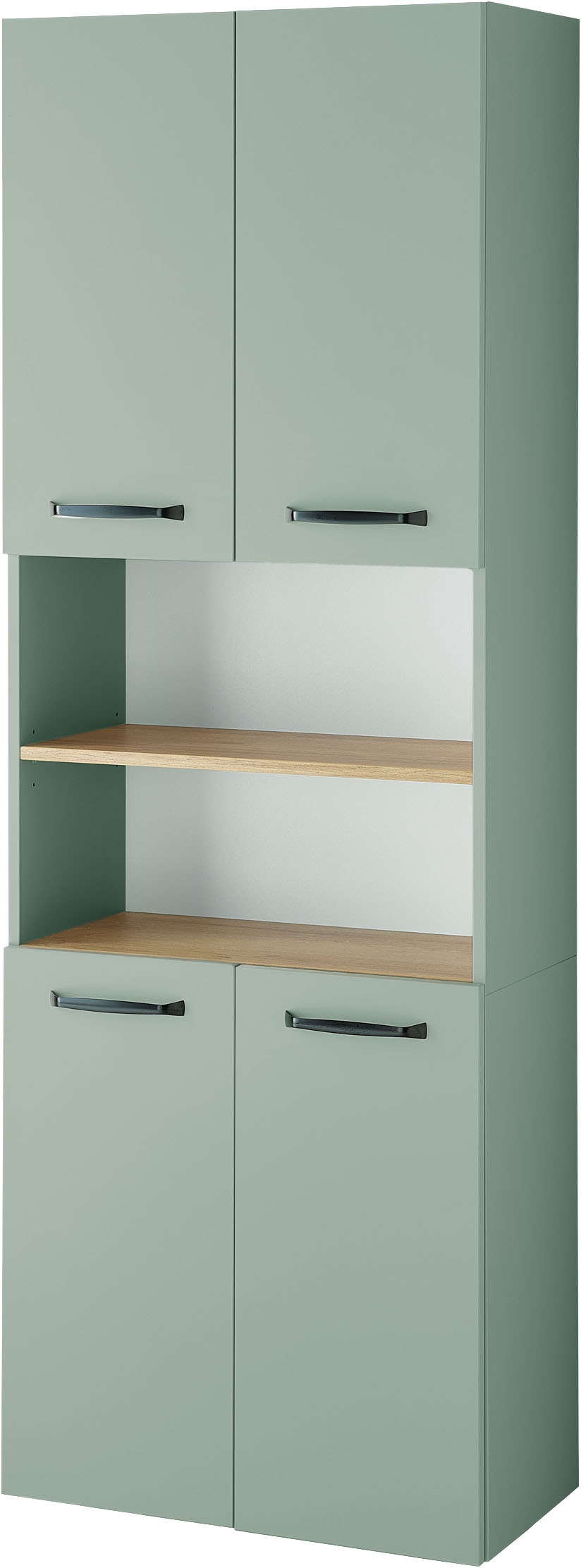 Saphir Armoire haute »Quickset 500, Badschrank 61,6 cm breit, 4 Türen« 4 étagères, 1 compartiment ouvert, armoire haute de salle de bain