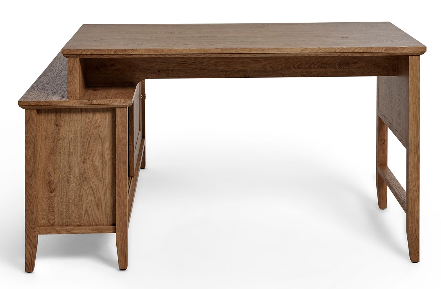 Jahnke Bureau d'angle »CLASSIC C 145 E« montage réversible, avec porte coulissante, dimensions 144,9 x 120 cm