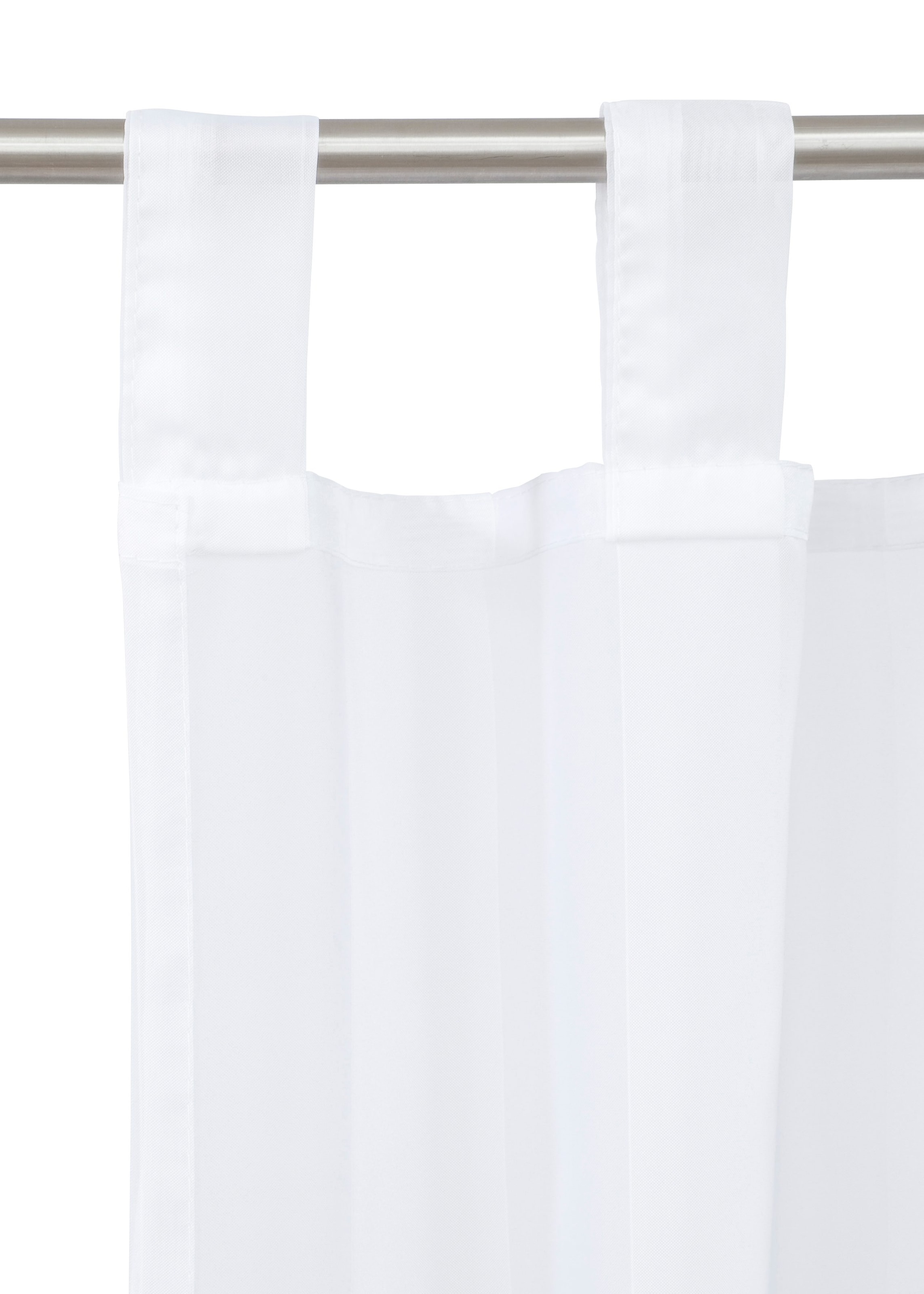 Gerster Scheibengardine »Feodora« Schlaufen 1 Stk. tlg. HxB: 50x145, Längsstreifen