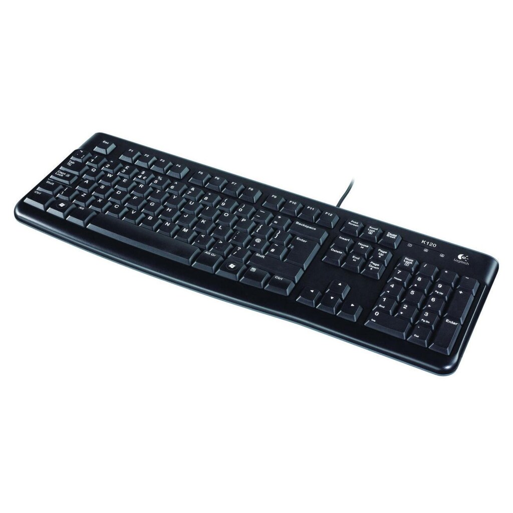 Logitech PC-Tastatur »K120 Business CH-Layout«, (Ziffernblock)