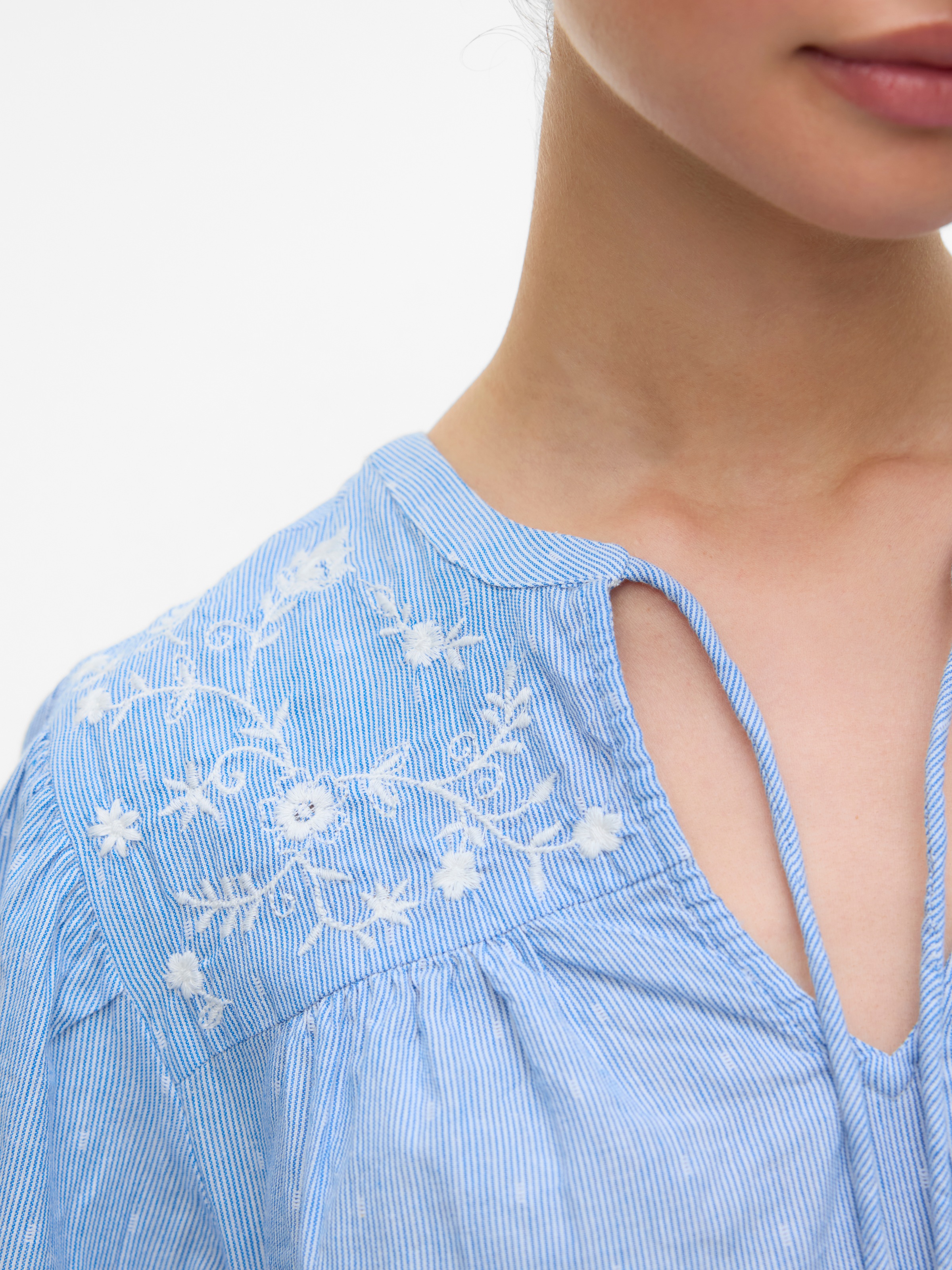 Vero Moda Blusenshirt »VMNIKA LS TOP WVN GA NOOS«