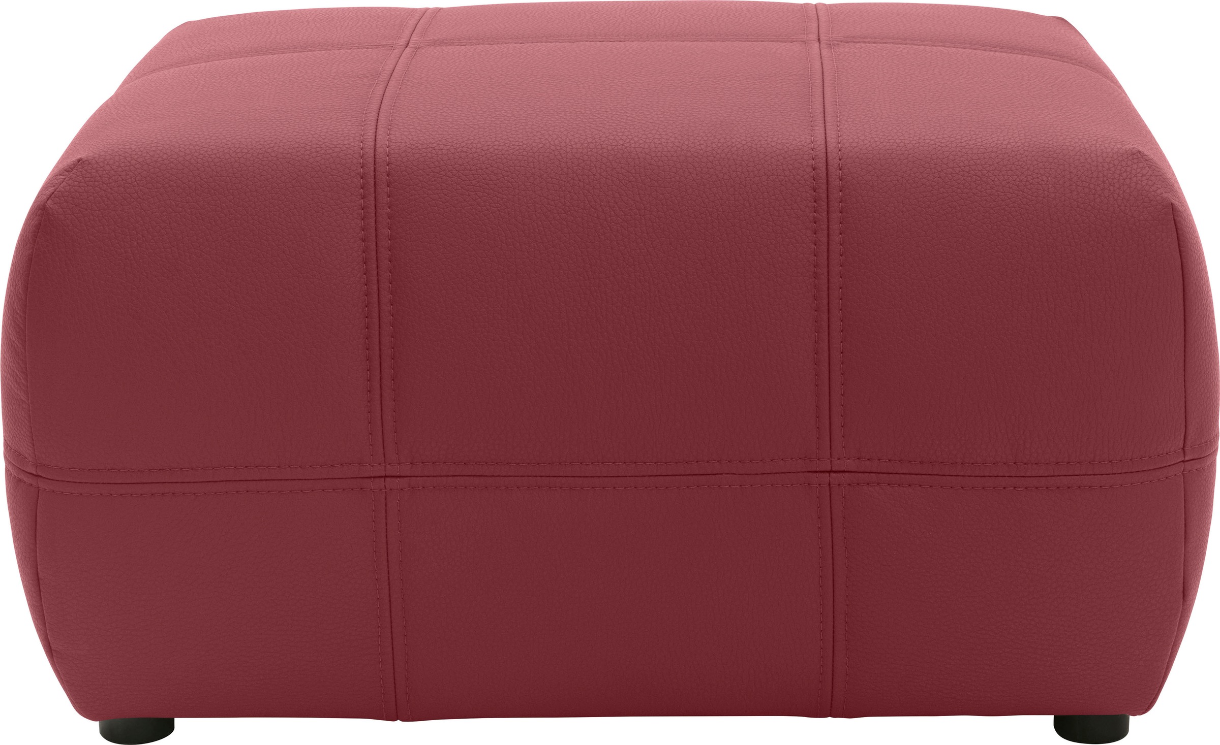 DOMO collection Hocker »Brandon«, kleine Ausführung, passend zu "Brandon" in Leder und Luxus-Kunstleder