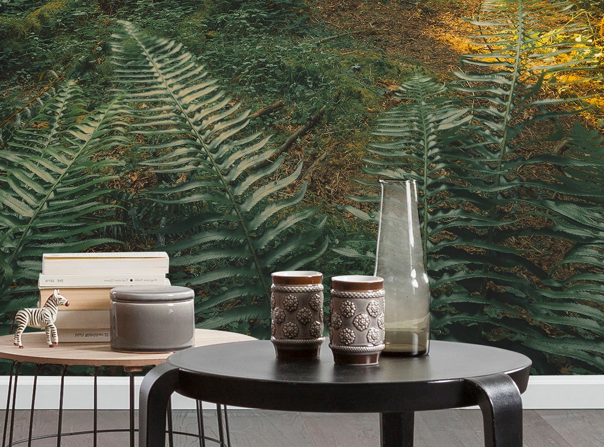 Komar Fototapete »Digitaldruck Vlies -  Hall of Mosses - Grösse 400 x 250 cm« bedruckt glatt Wohnzimmer, Schlafzimmer