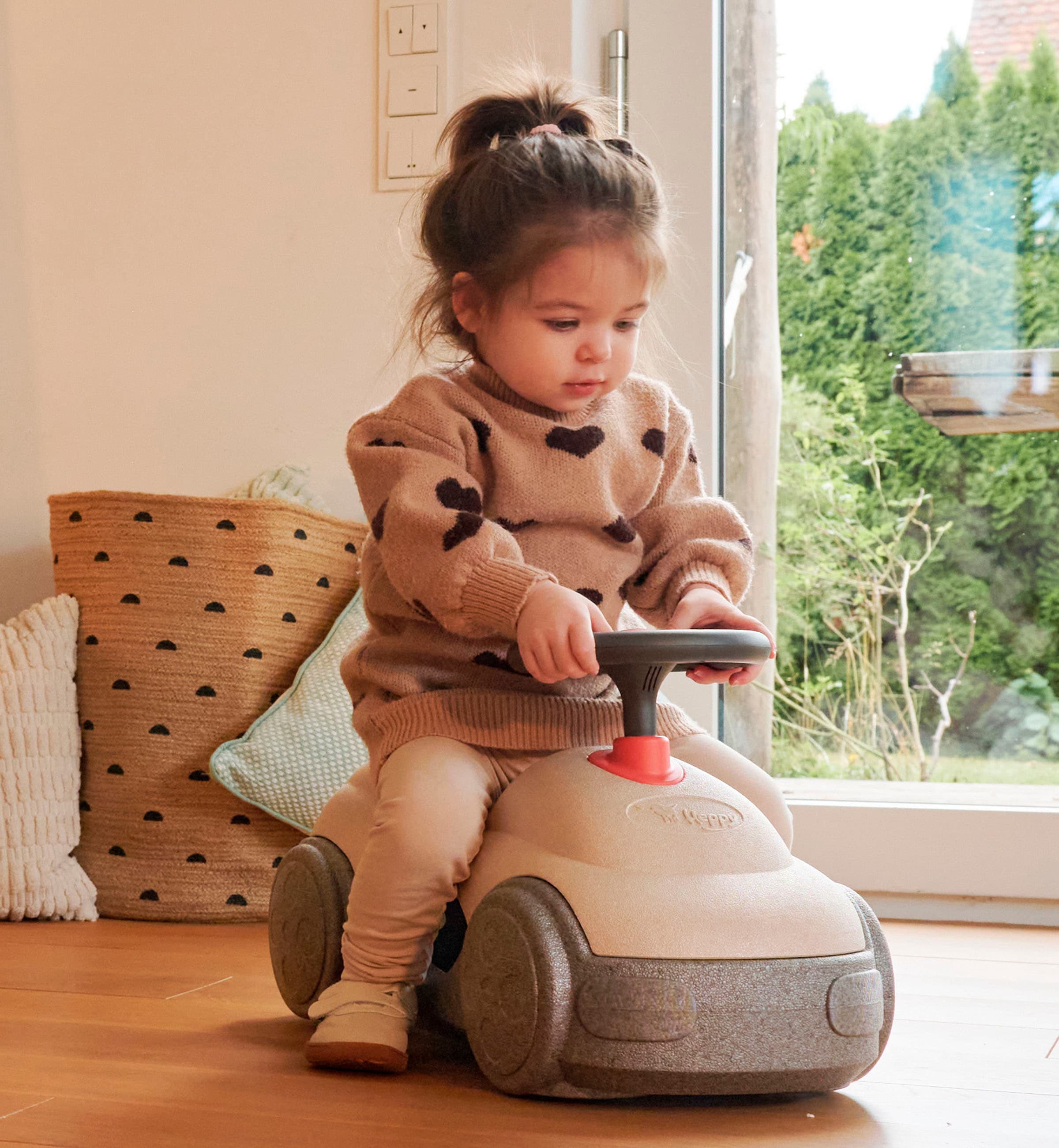 BIG Rutscherauto »BIG Heppy Car« Kübelrutscher, Babyrutscher, Babyrollbrett, Caster-Board