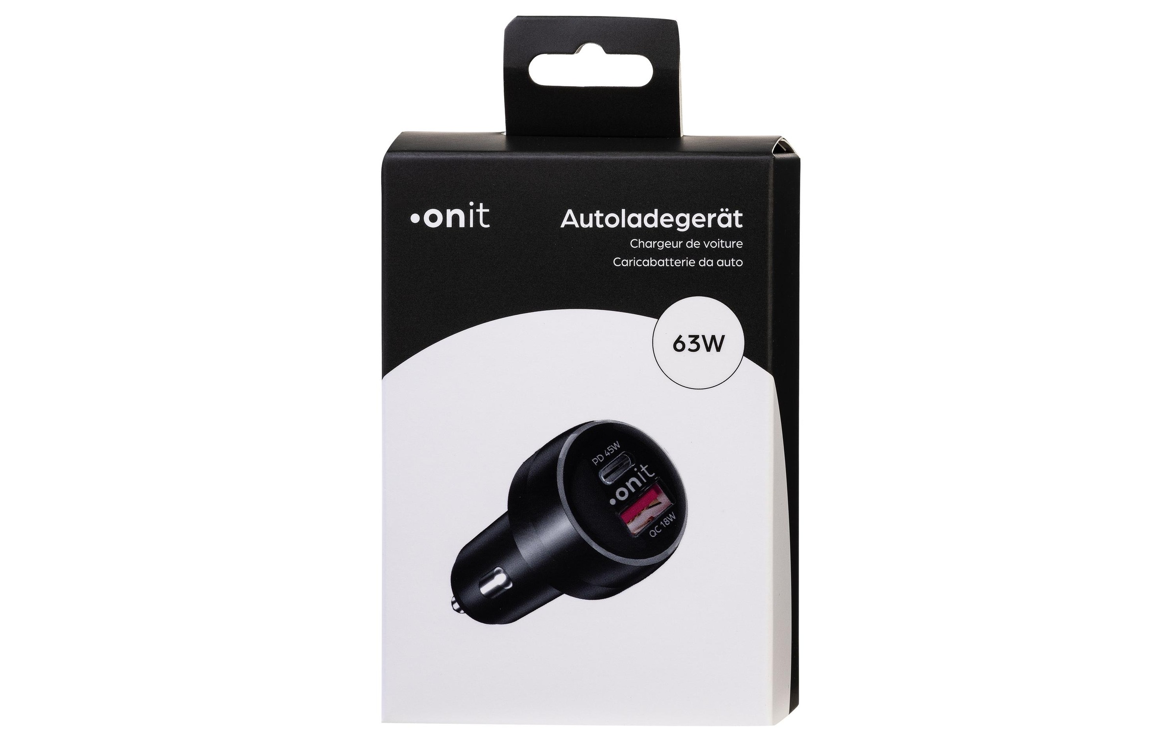 onit Auto-Adapter »Dual 63 W PD«