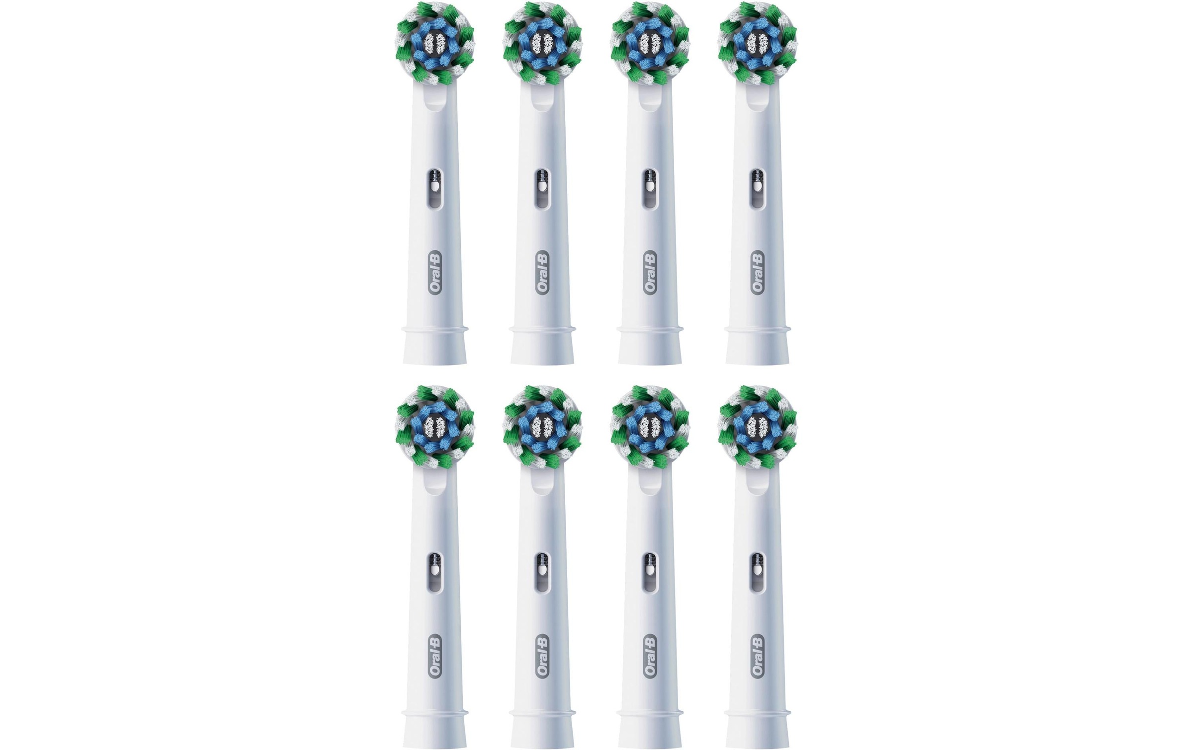 Image of Oral-B Aufsteckbürsten "Pro CrossAction" Zahnreinigung mit innovativen X-förmigen Borsten